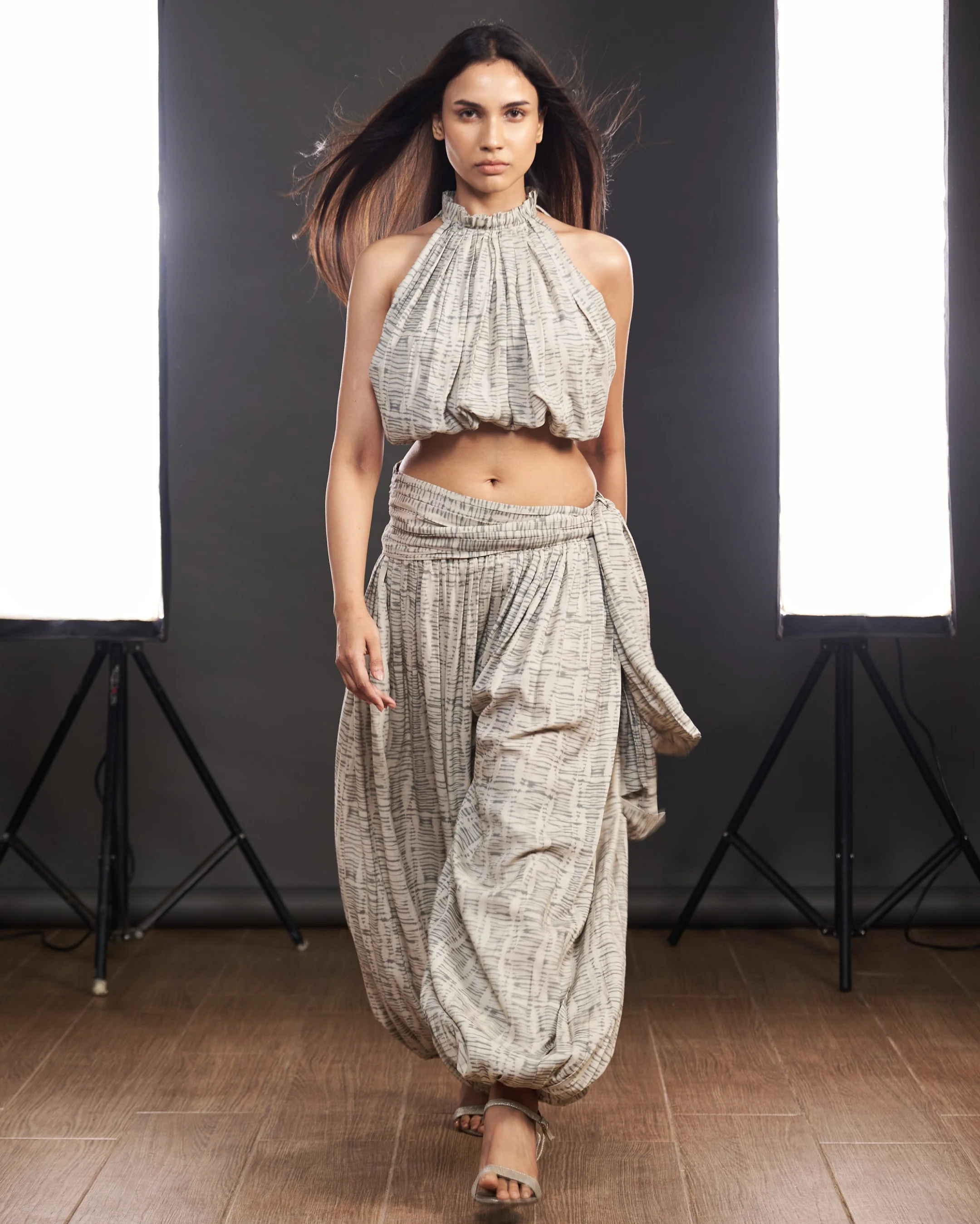 Abstract Halter Top - Image 4