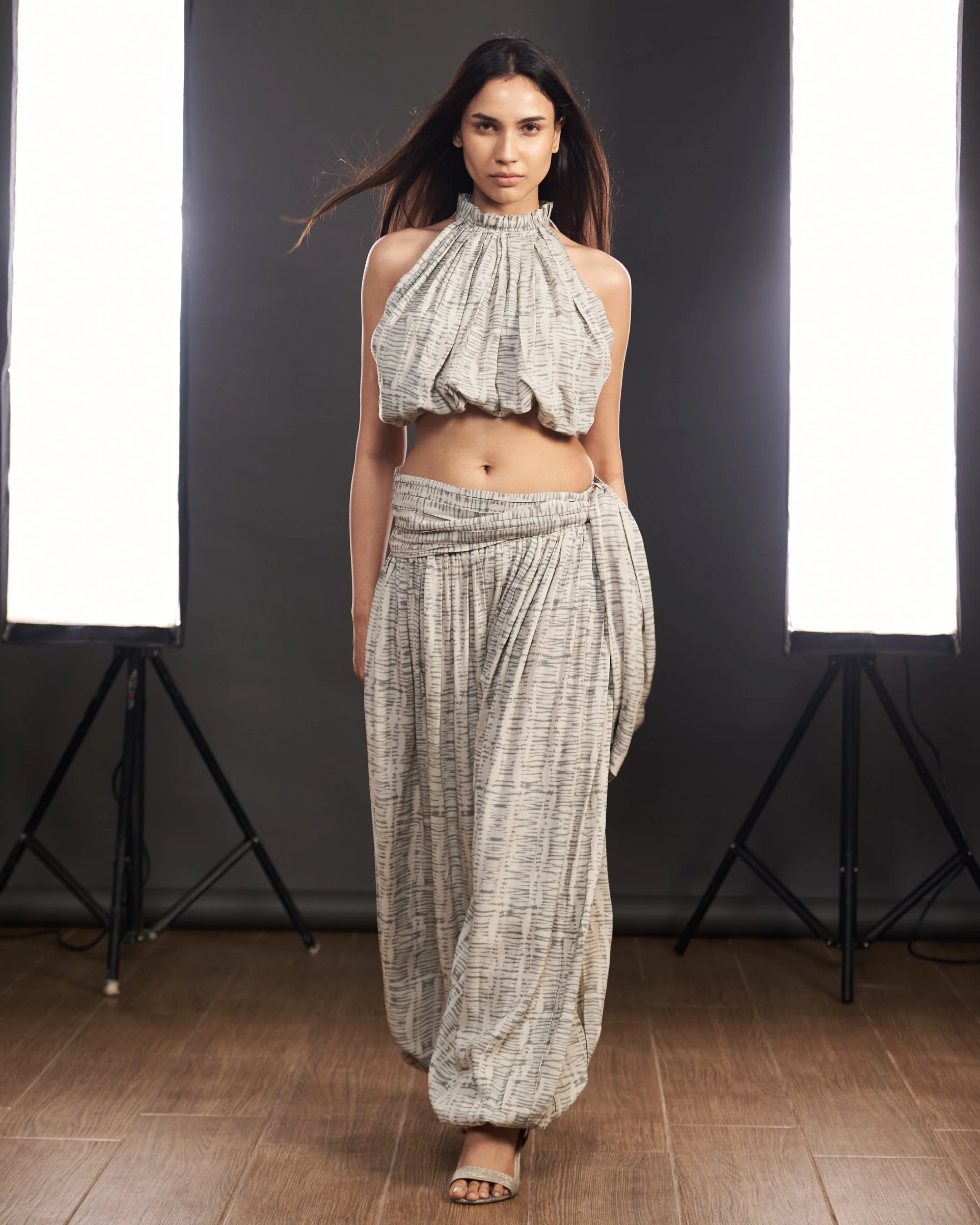 Abstract Halter Top - Image 2