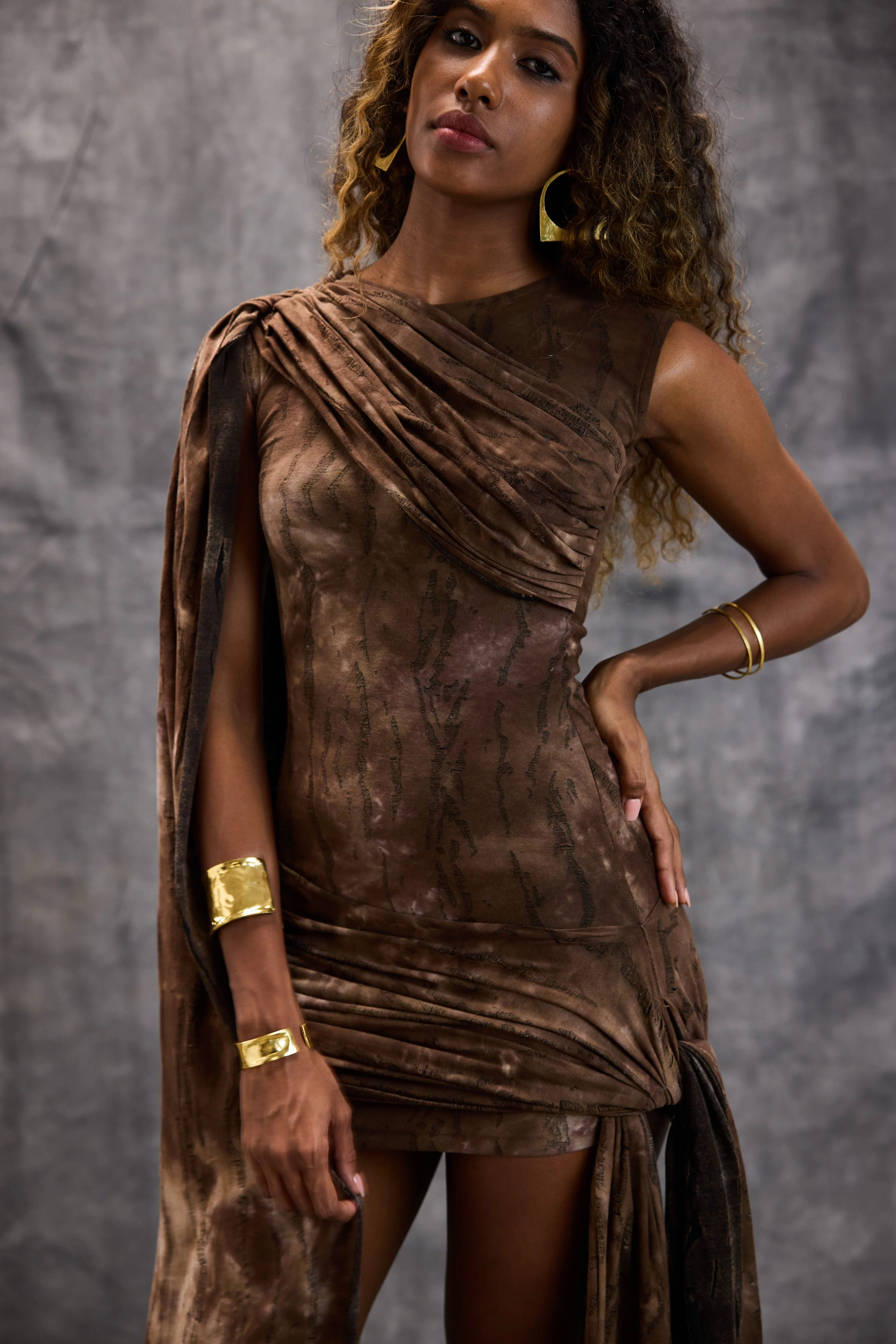 Brown Bodycon Dress - Image 7