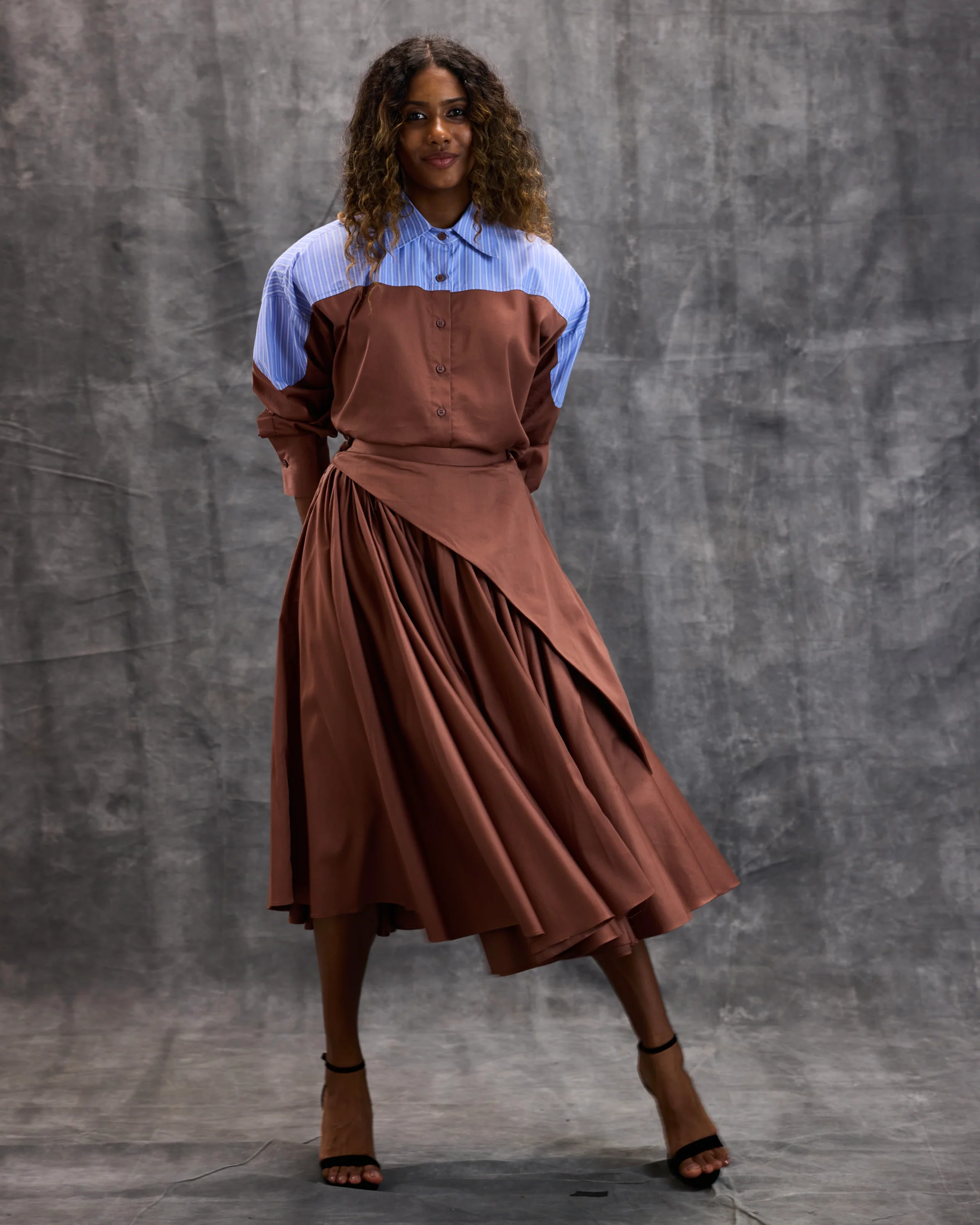 Colour Block Shirt - Image 3