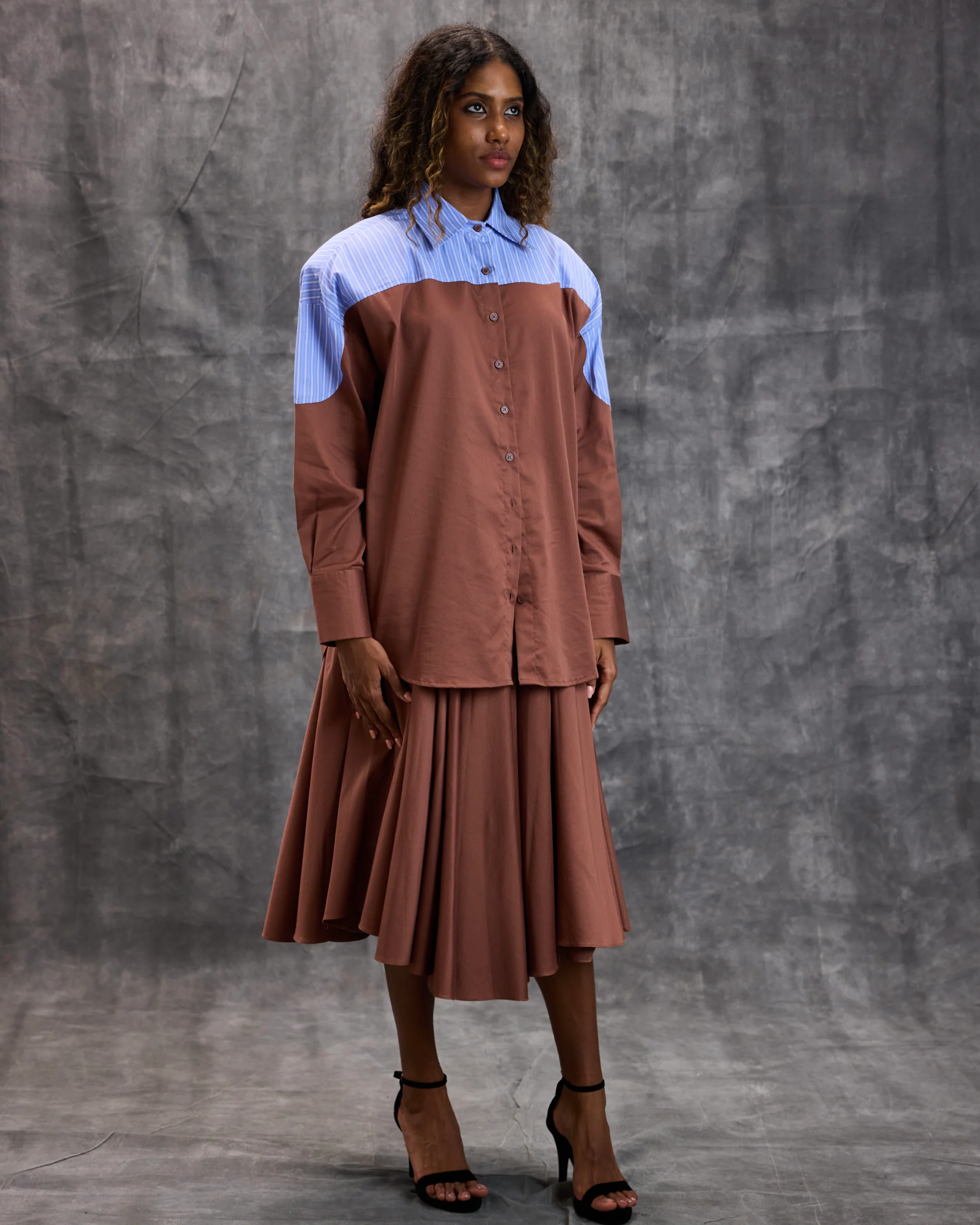 Colour Block Shirt - Image 4