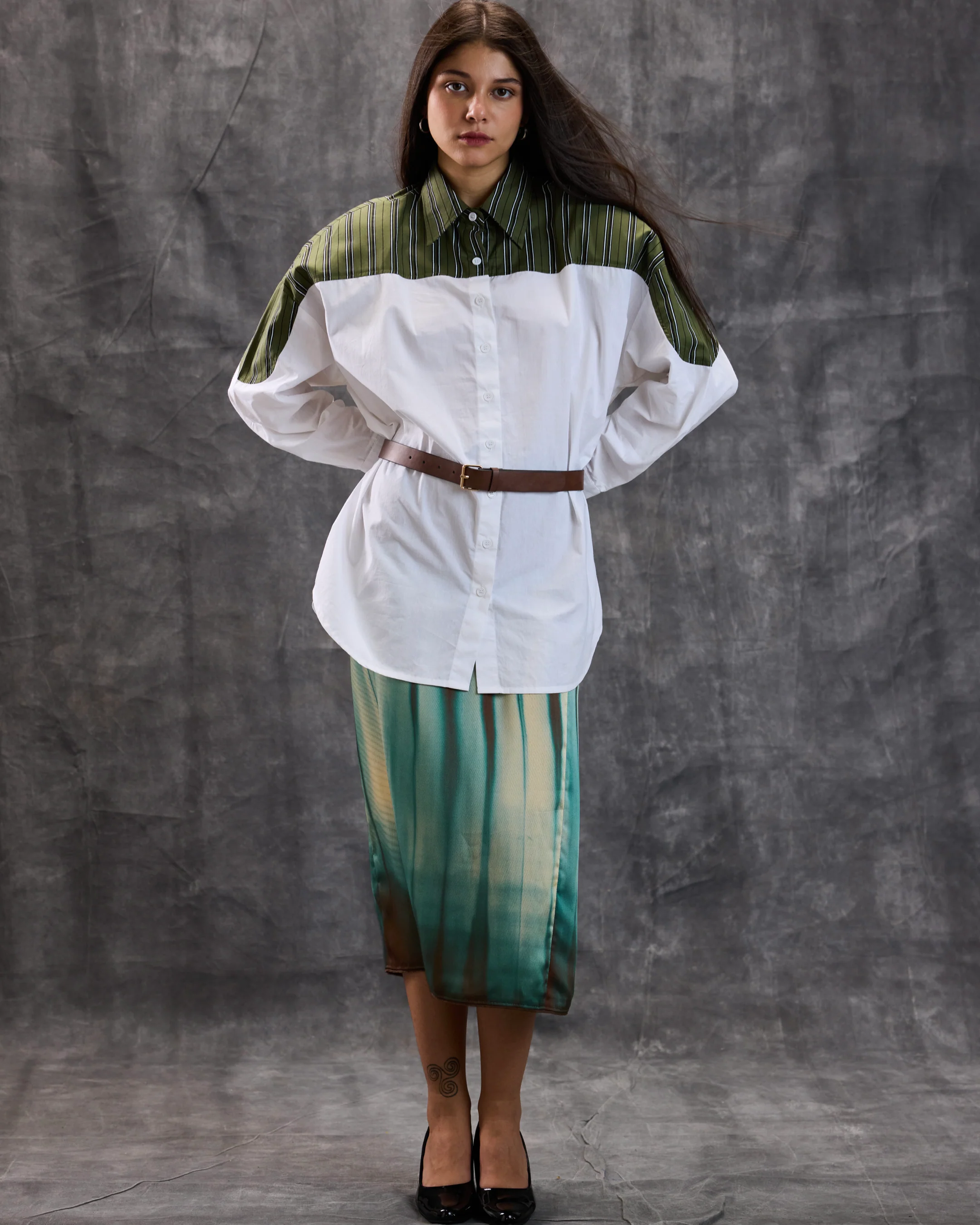 Colour Block Shirt - Image 3