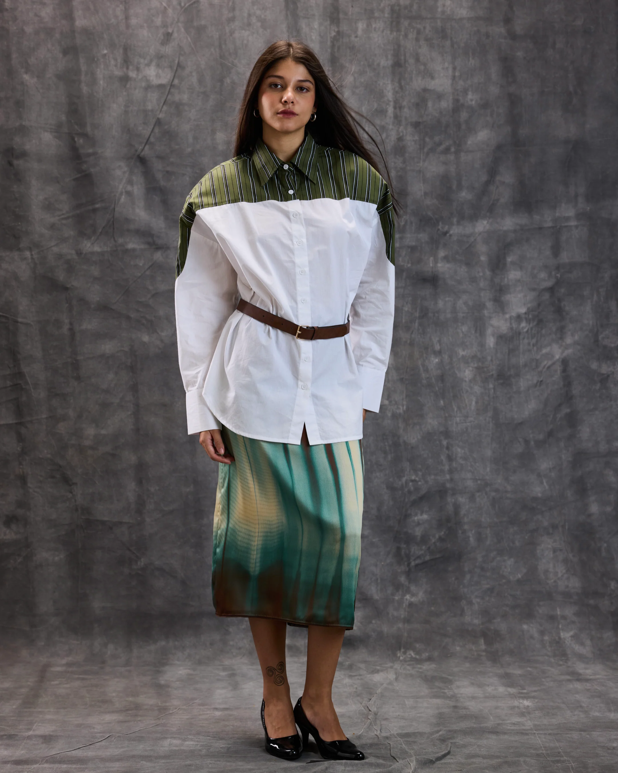Colour Block Shirt - Image 9