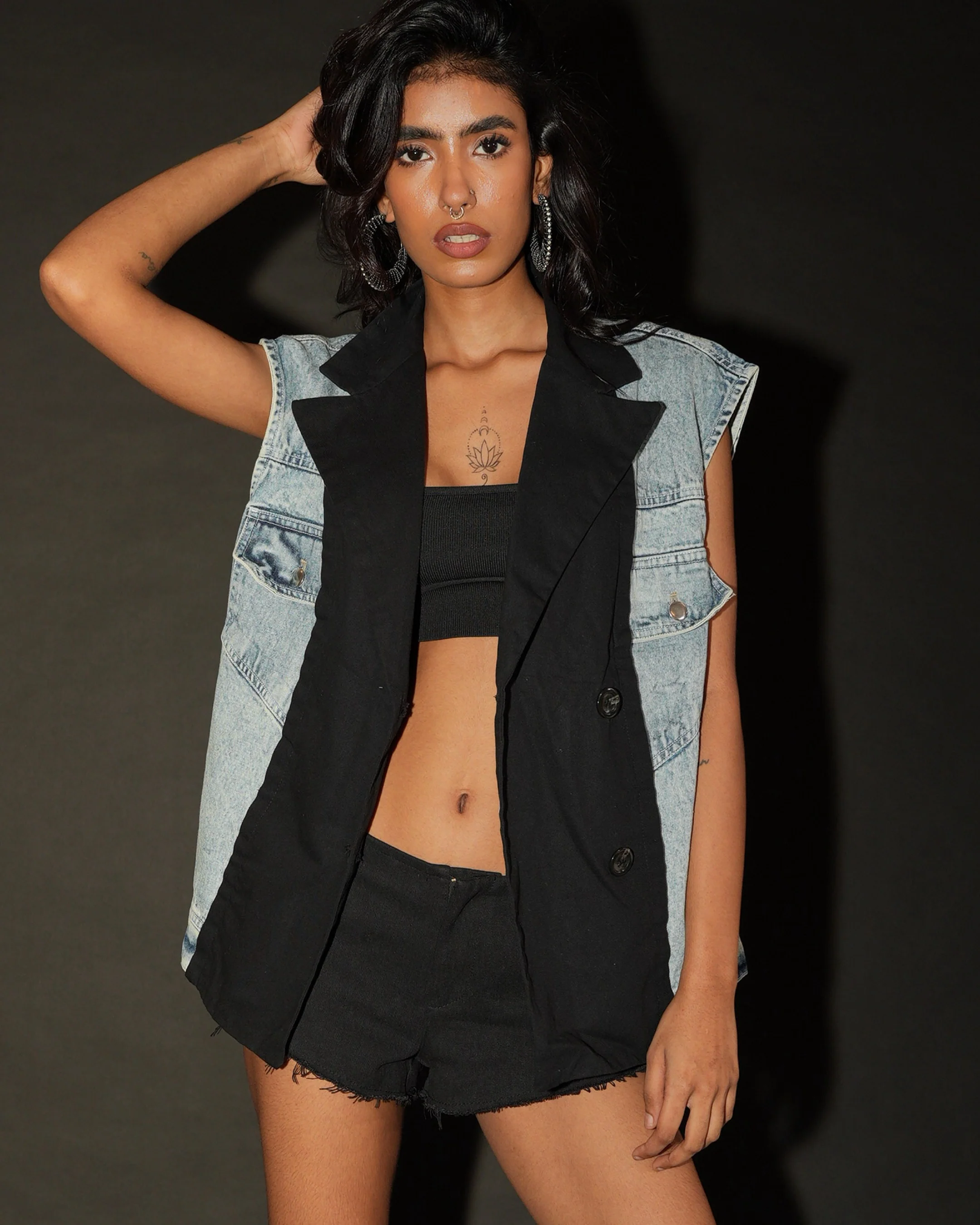 Dual Denim vest - Image 13
