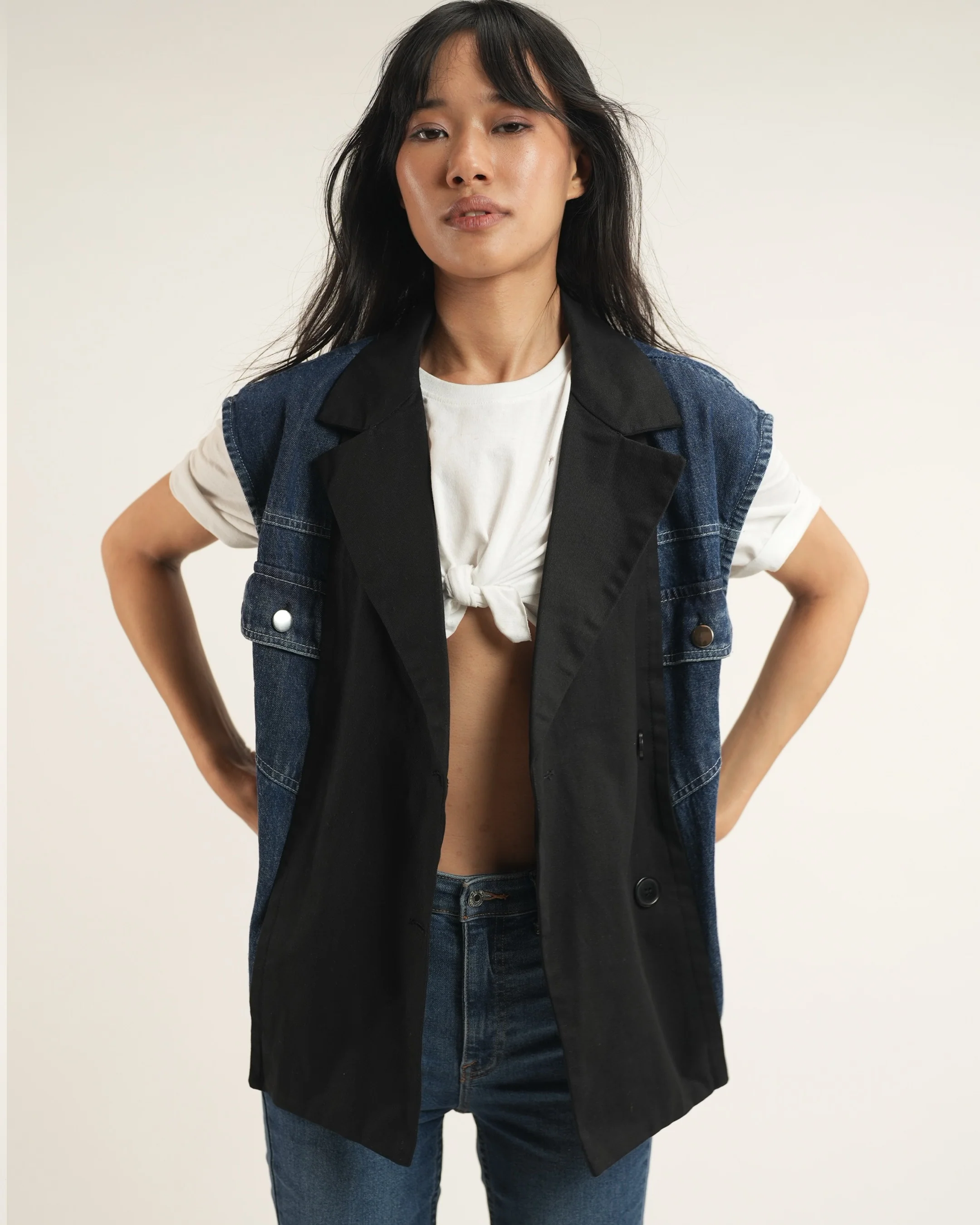 Dual Denim vest - Image 29