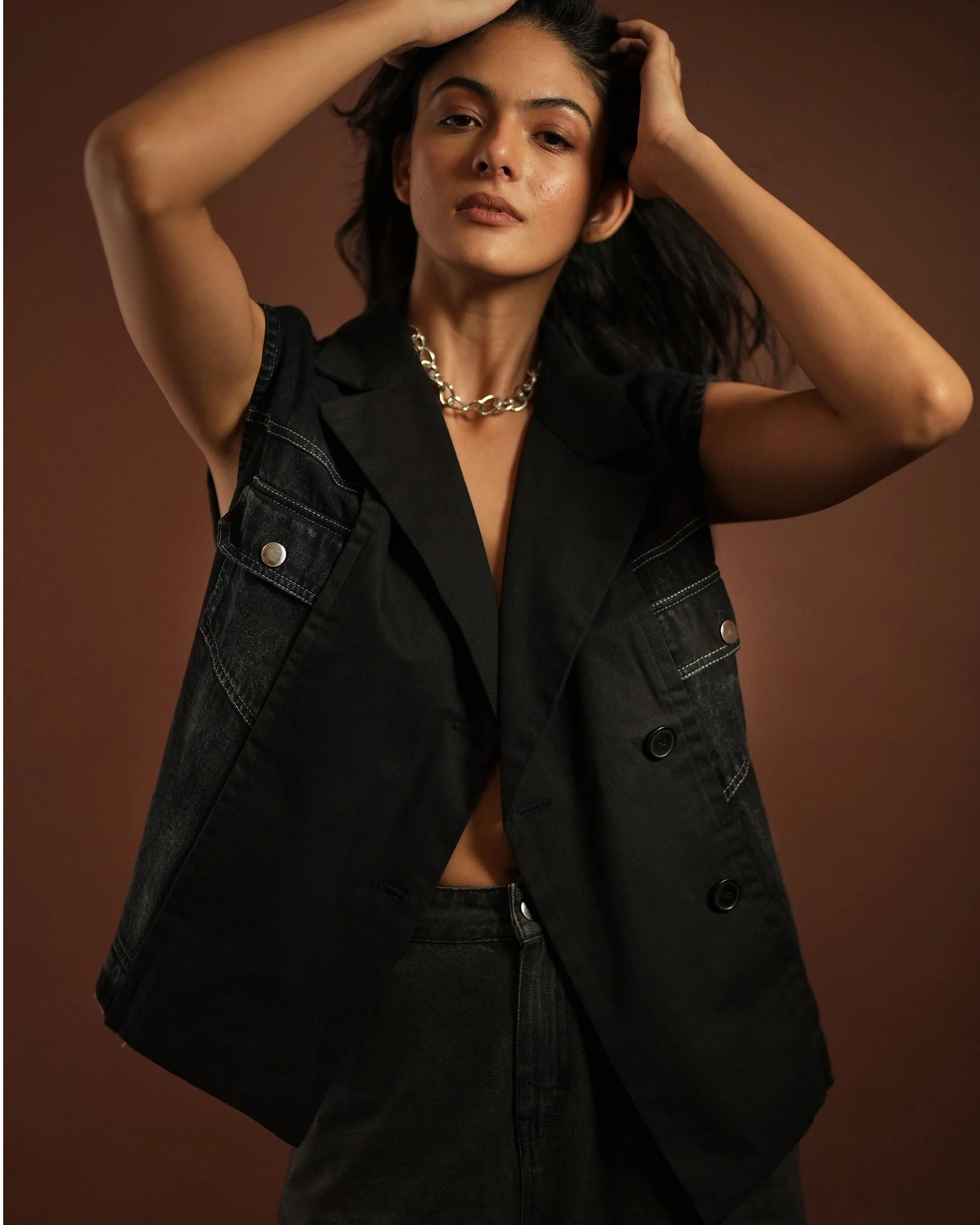 Dual Denim vest - Image 8