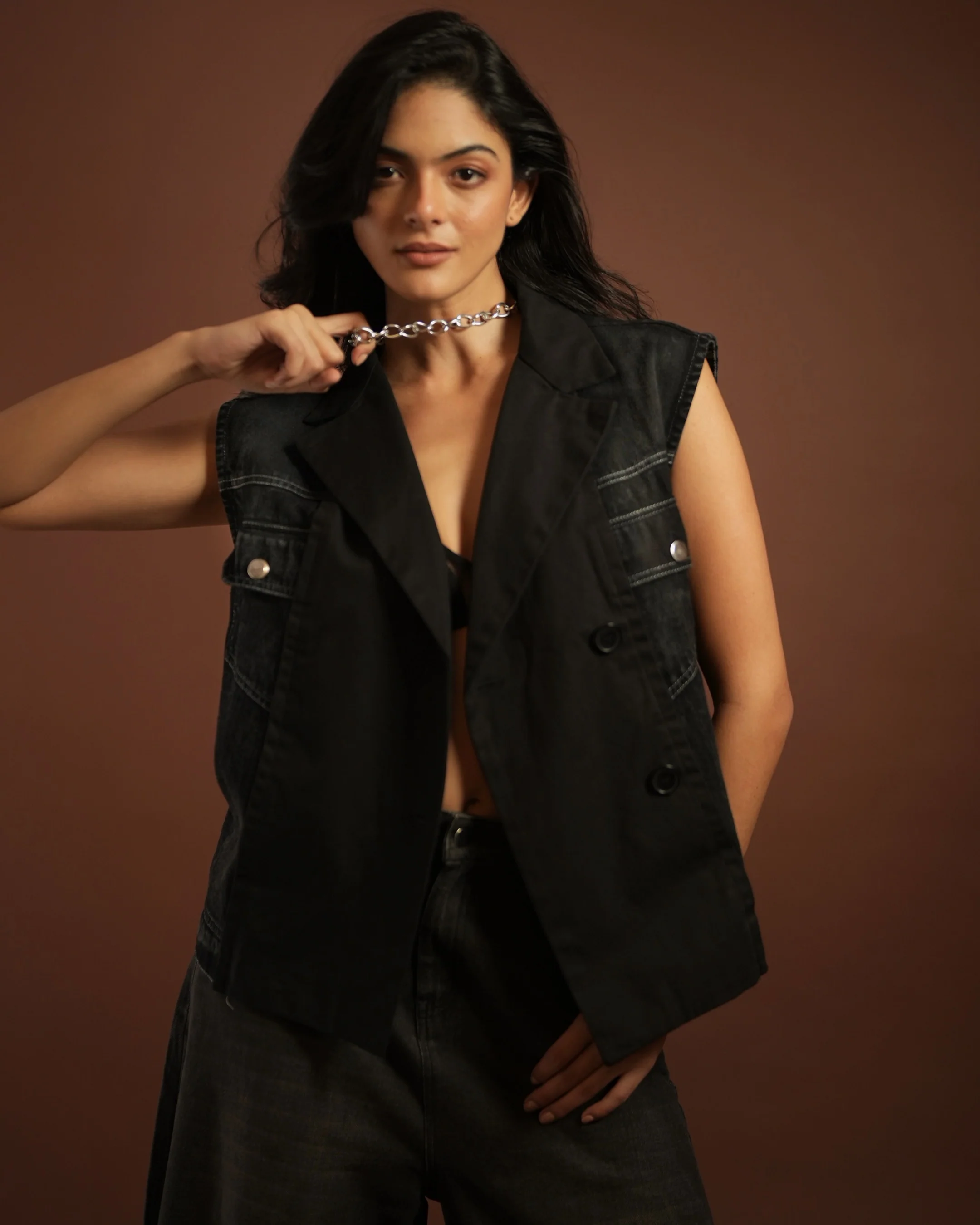 Dual Denim vest - Image 9