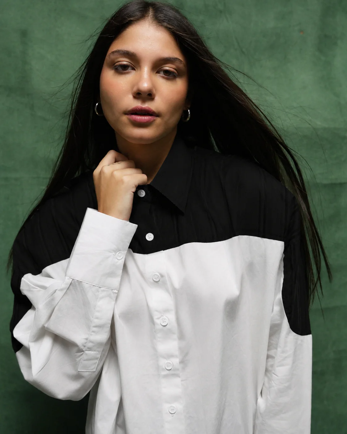 Colour Block Shirt - Image 3