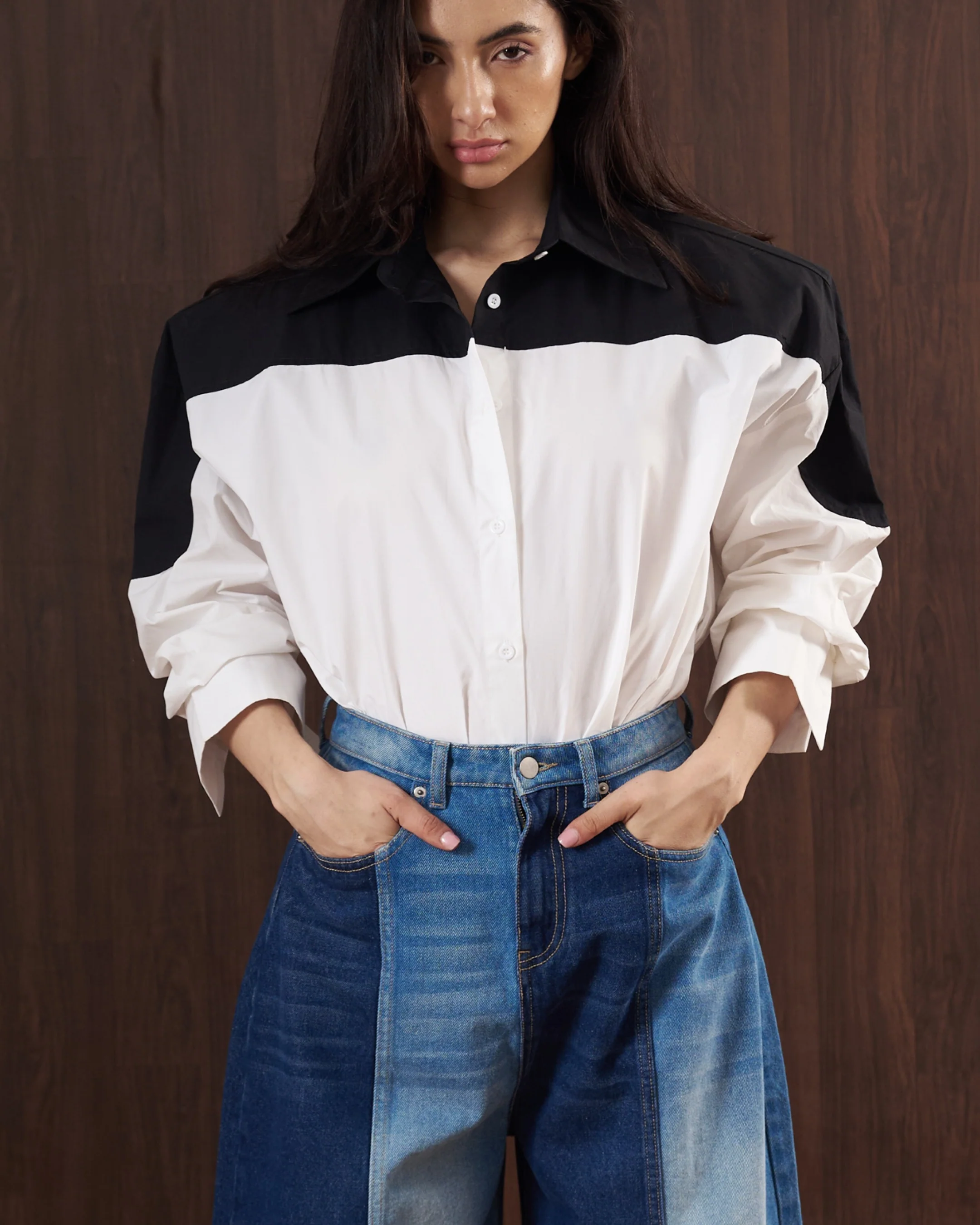 Colour Block Shirt - Image 5