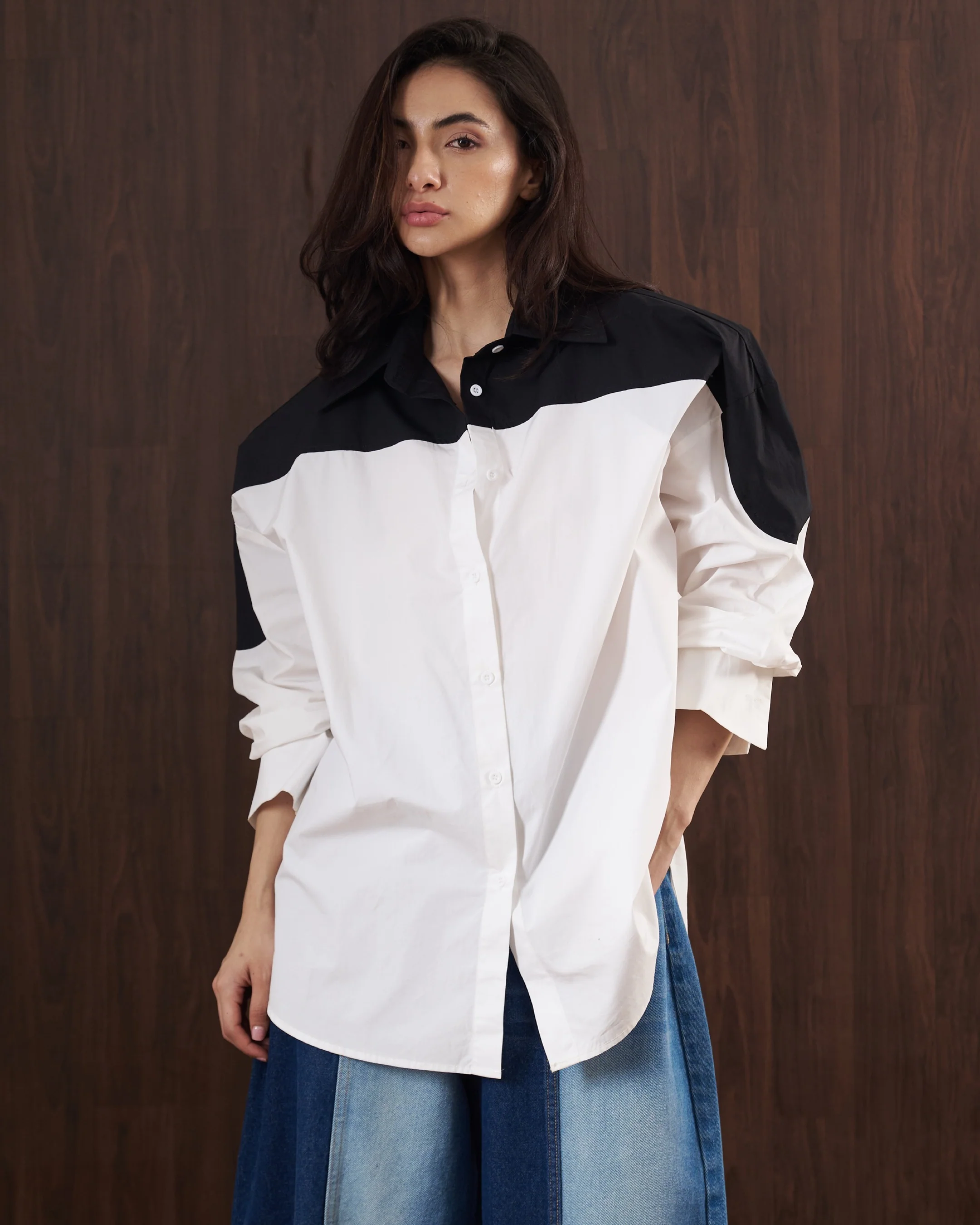 Colour Block Shirt - Image 6