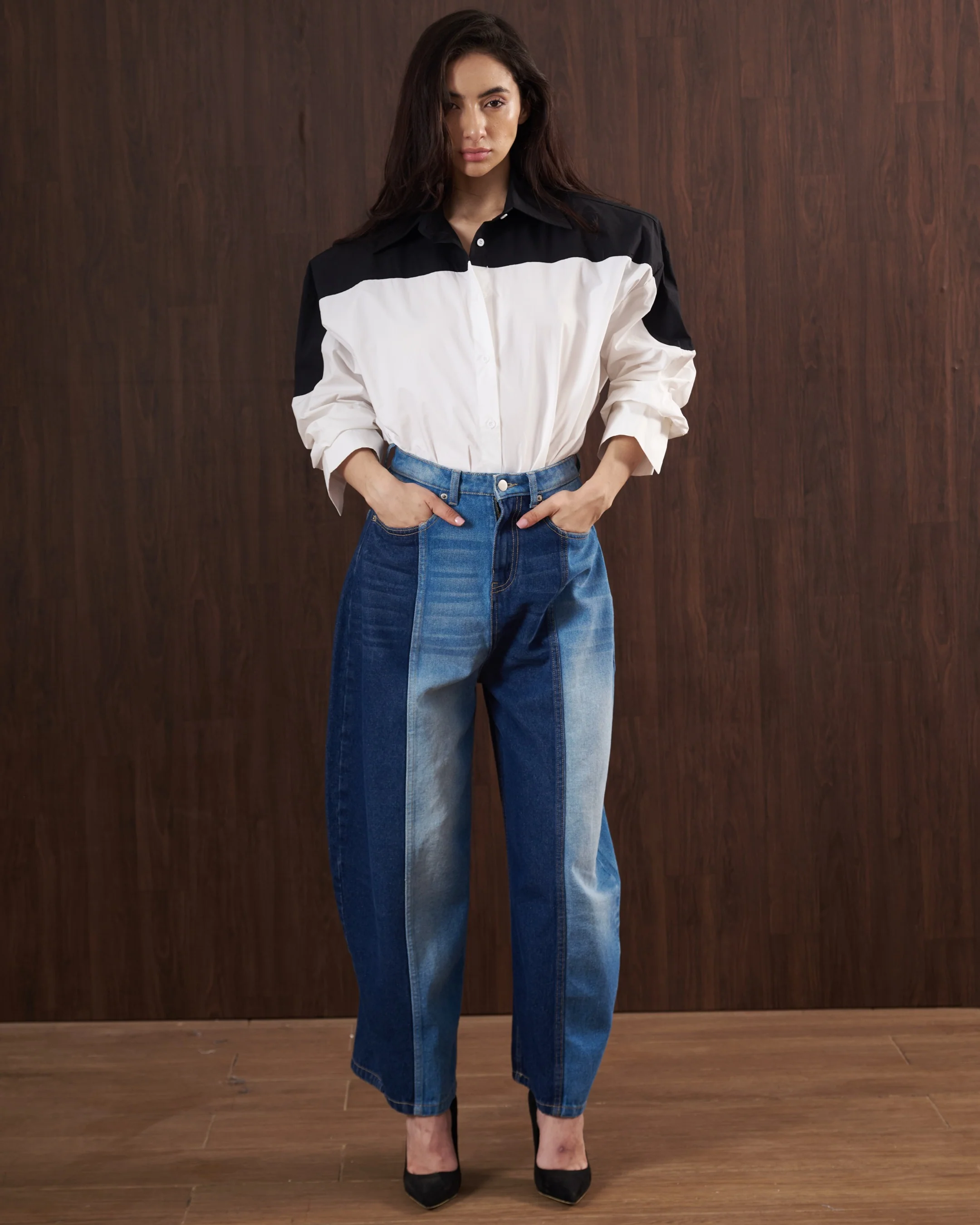 Colour Block Shirt - Image 7