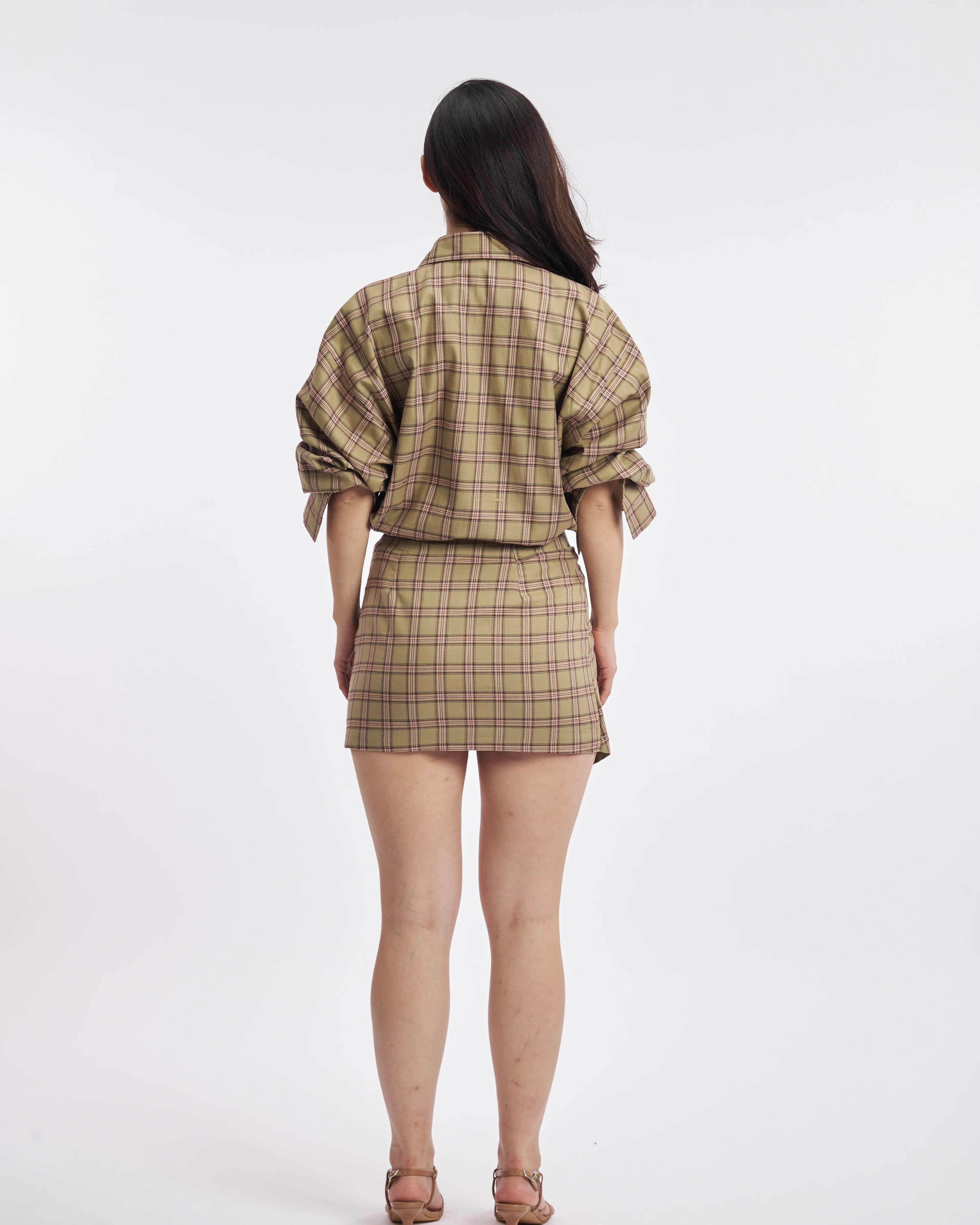 Green checkered Shirt - Image 7