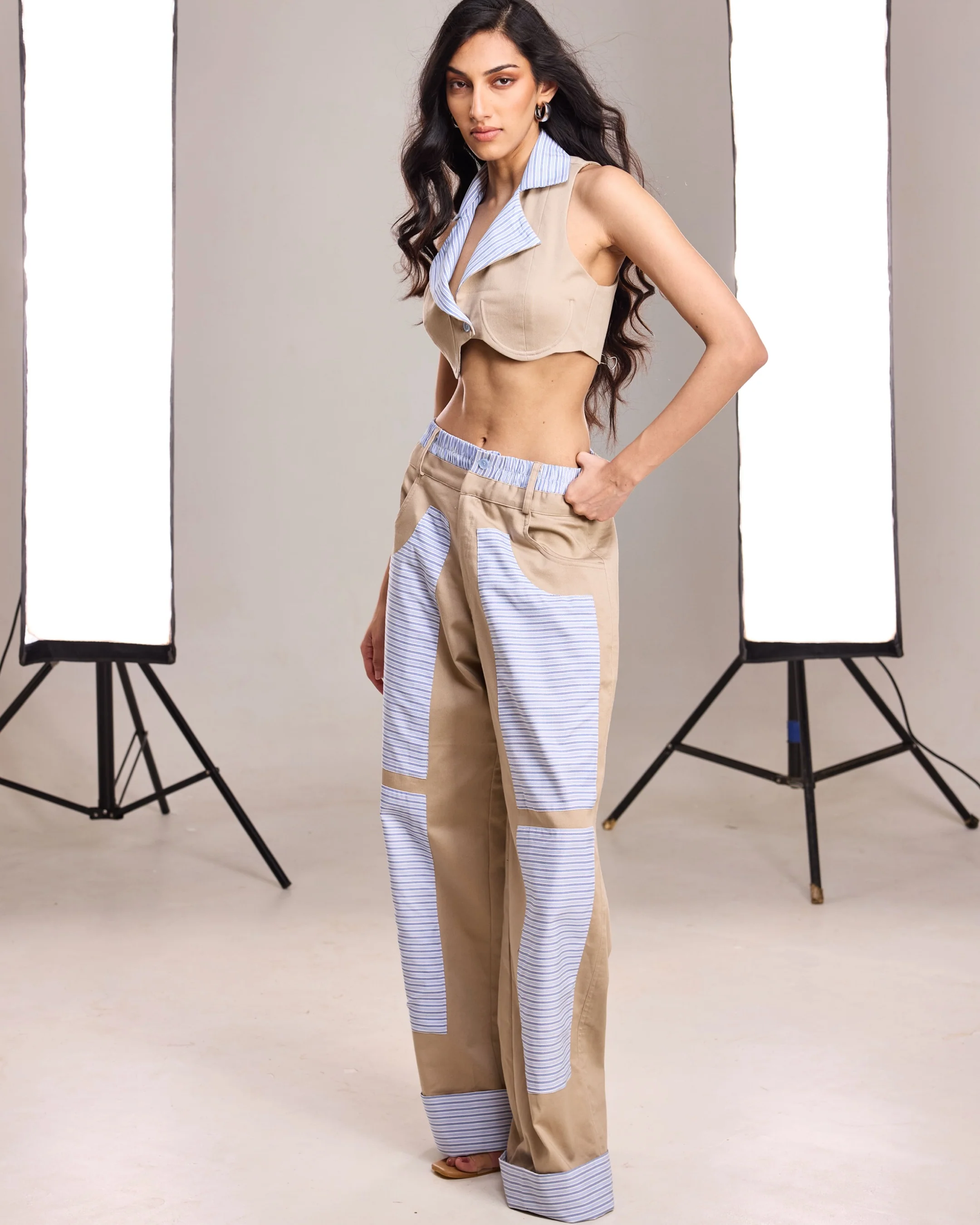 Luna Stripe Trouser - Image 9