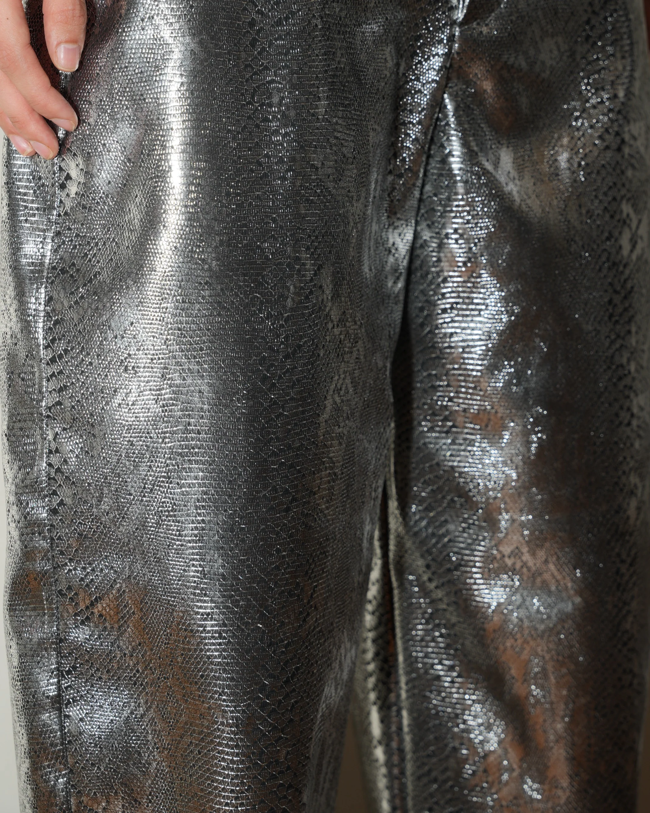 Metallic Barrel Pants - Image 6