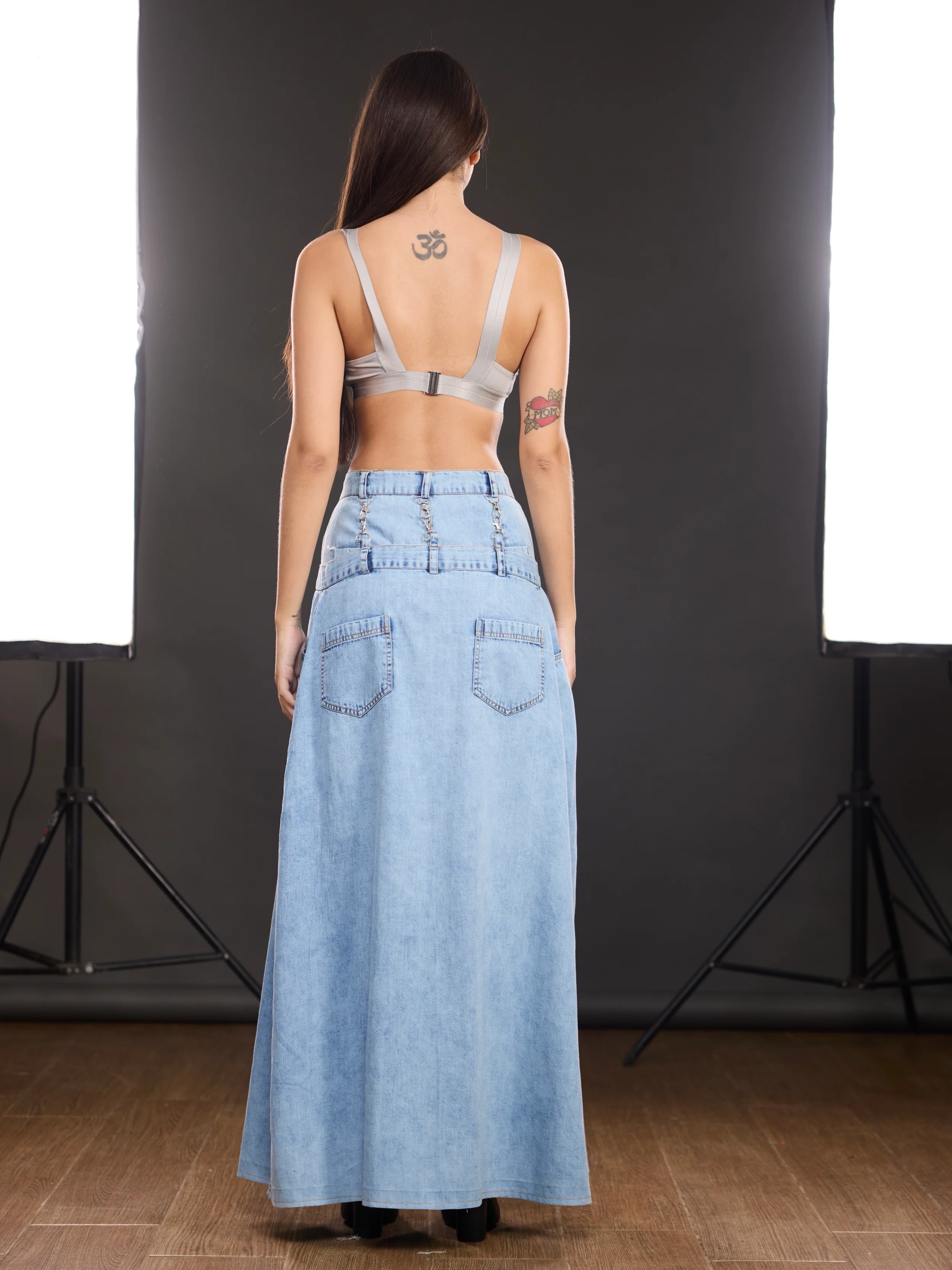 Midi skirt Denim - Image 10