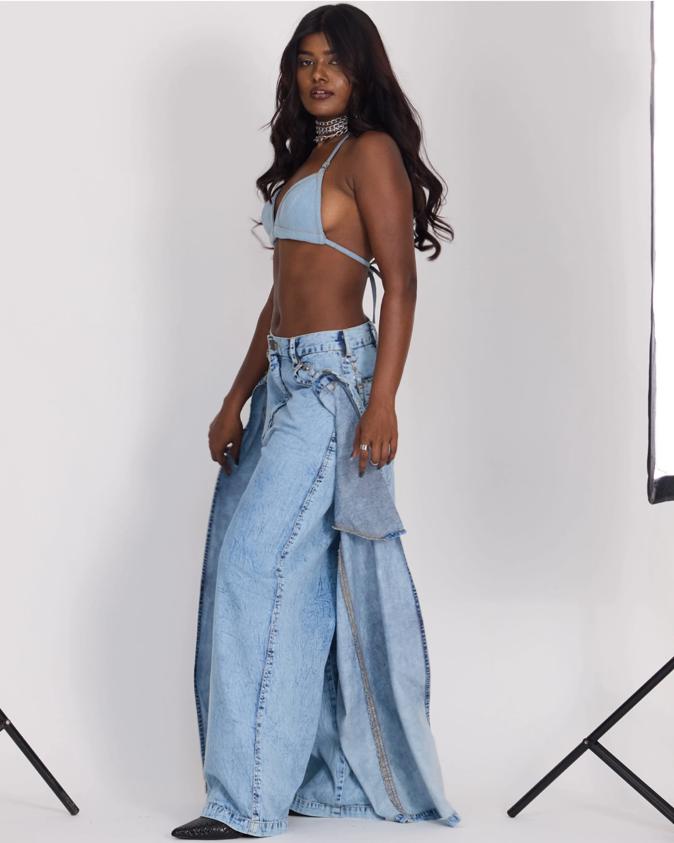 Midi skirt Denim - Image 3