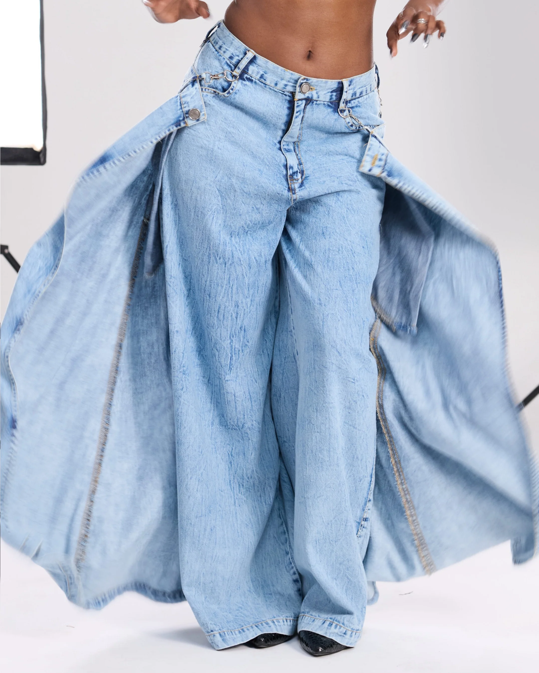 Midi skirt Denim - Image 4