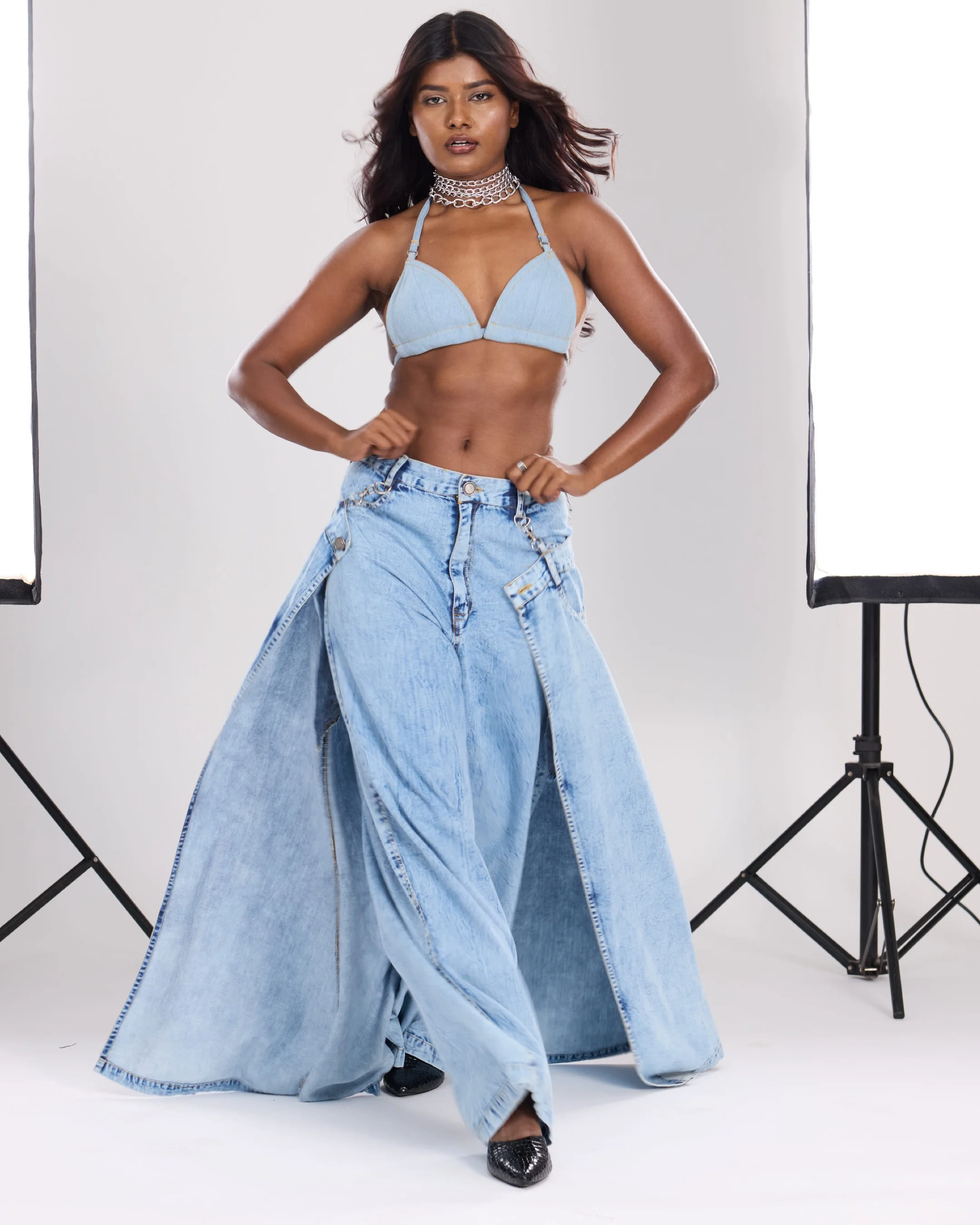 Midi skirt Denim - Image 5