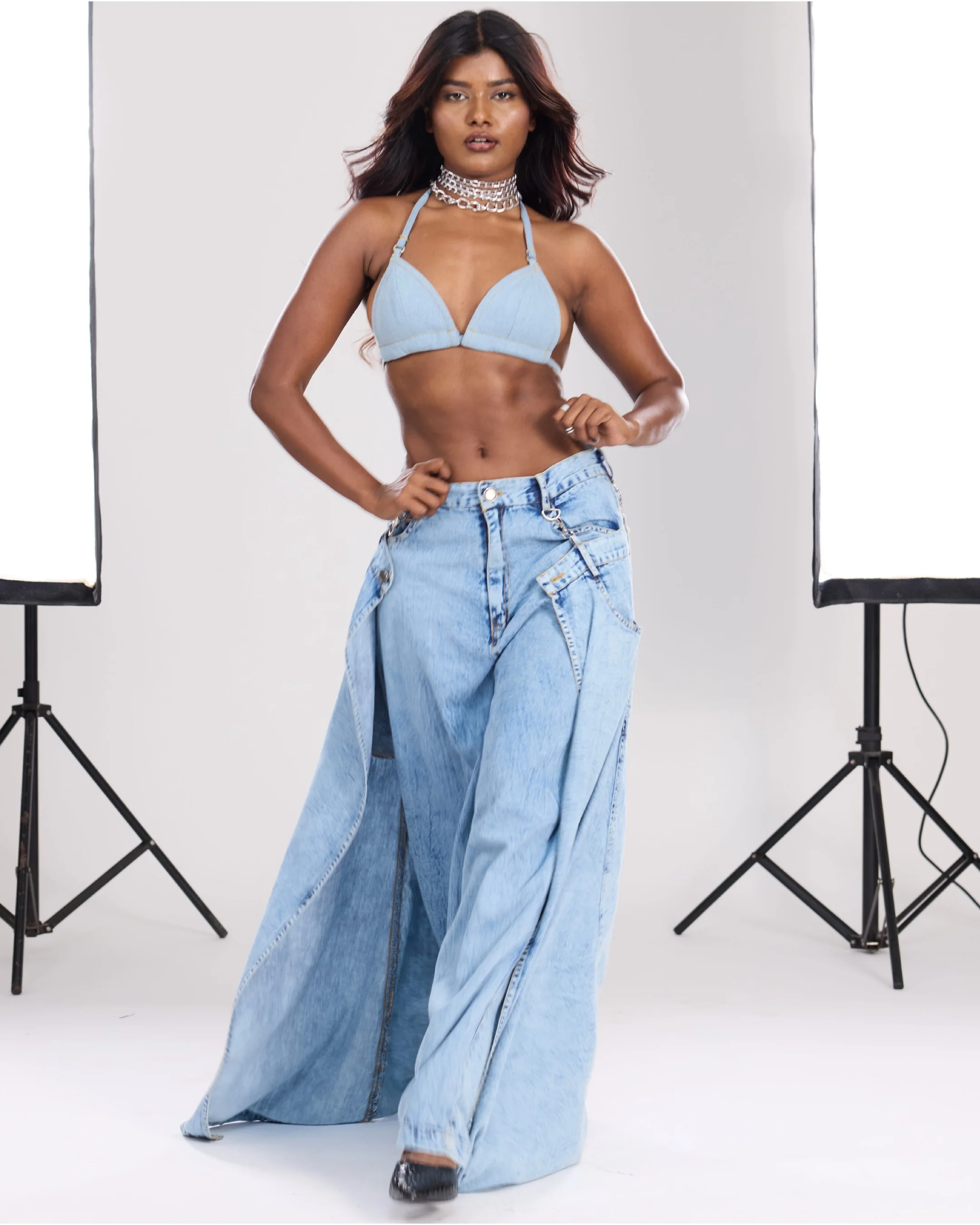 Midi skirt Denim - Image 6