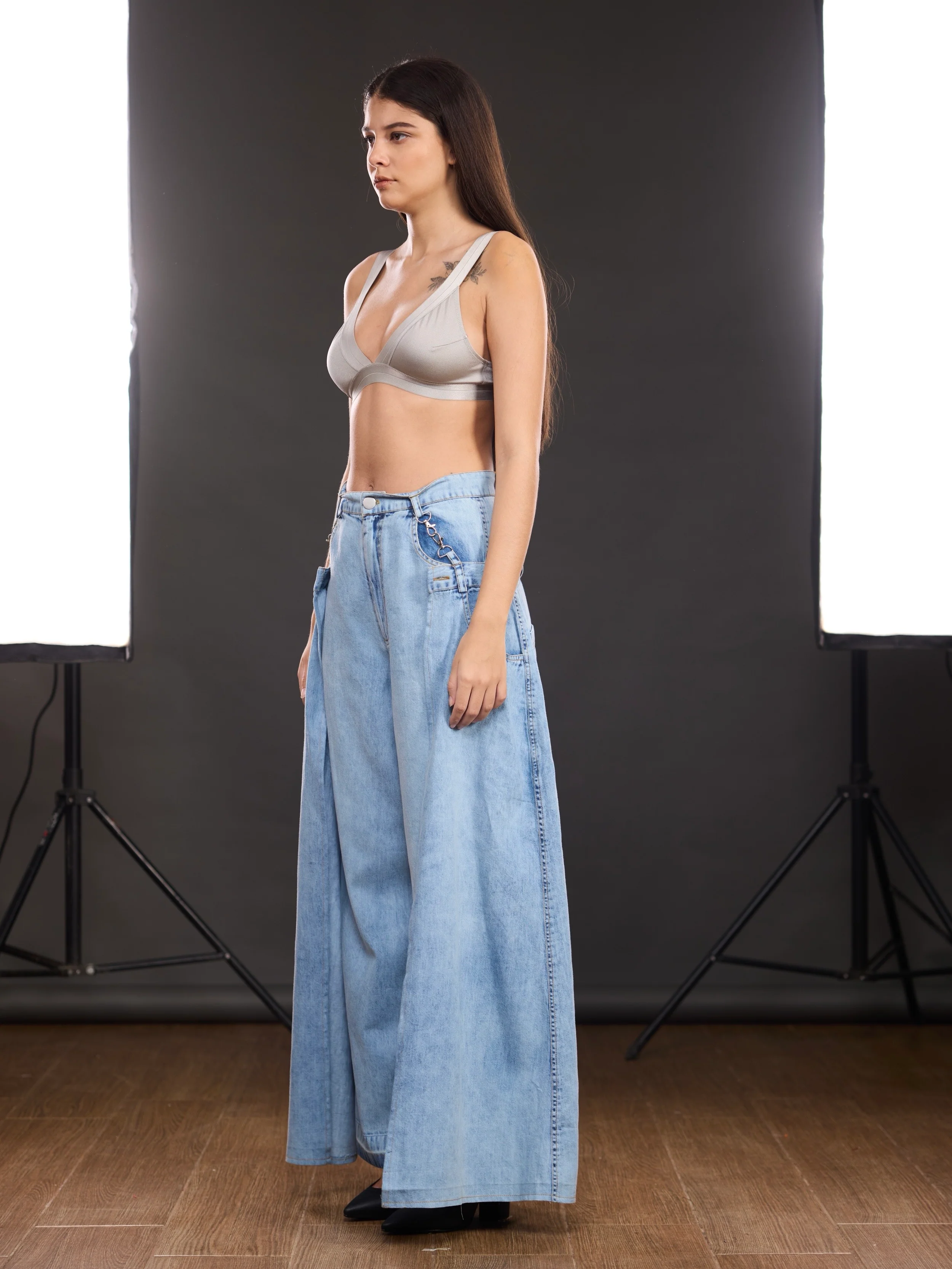 Midi skirt Denim - Image 9