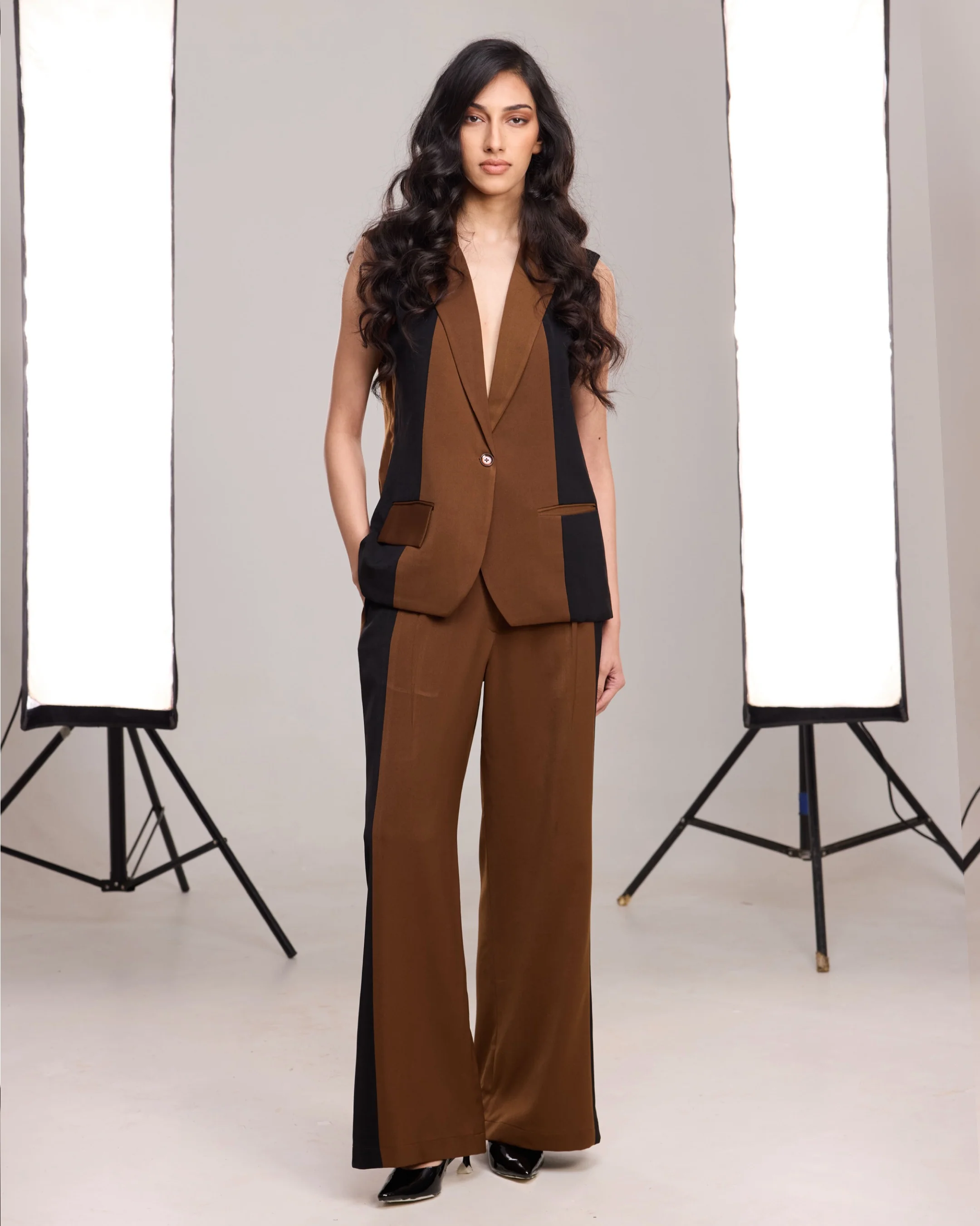 Noir Panel Trousers - Image 5