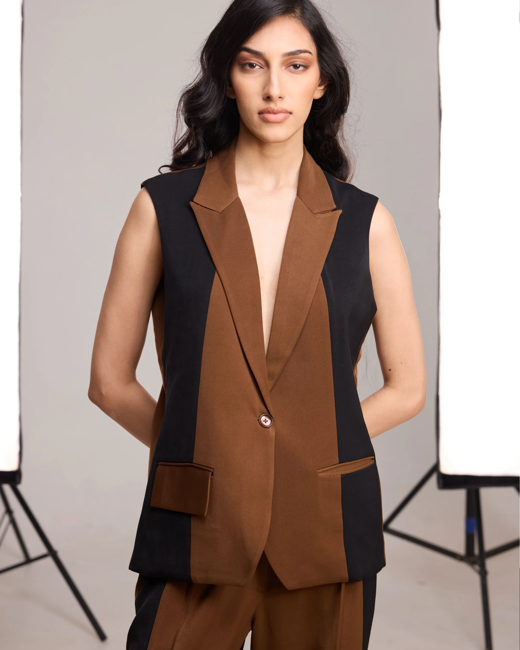 Noir Panel Vest
