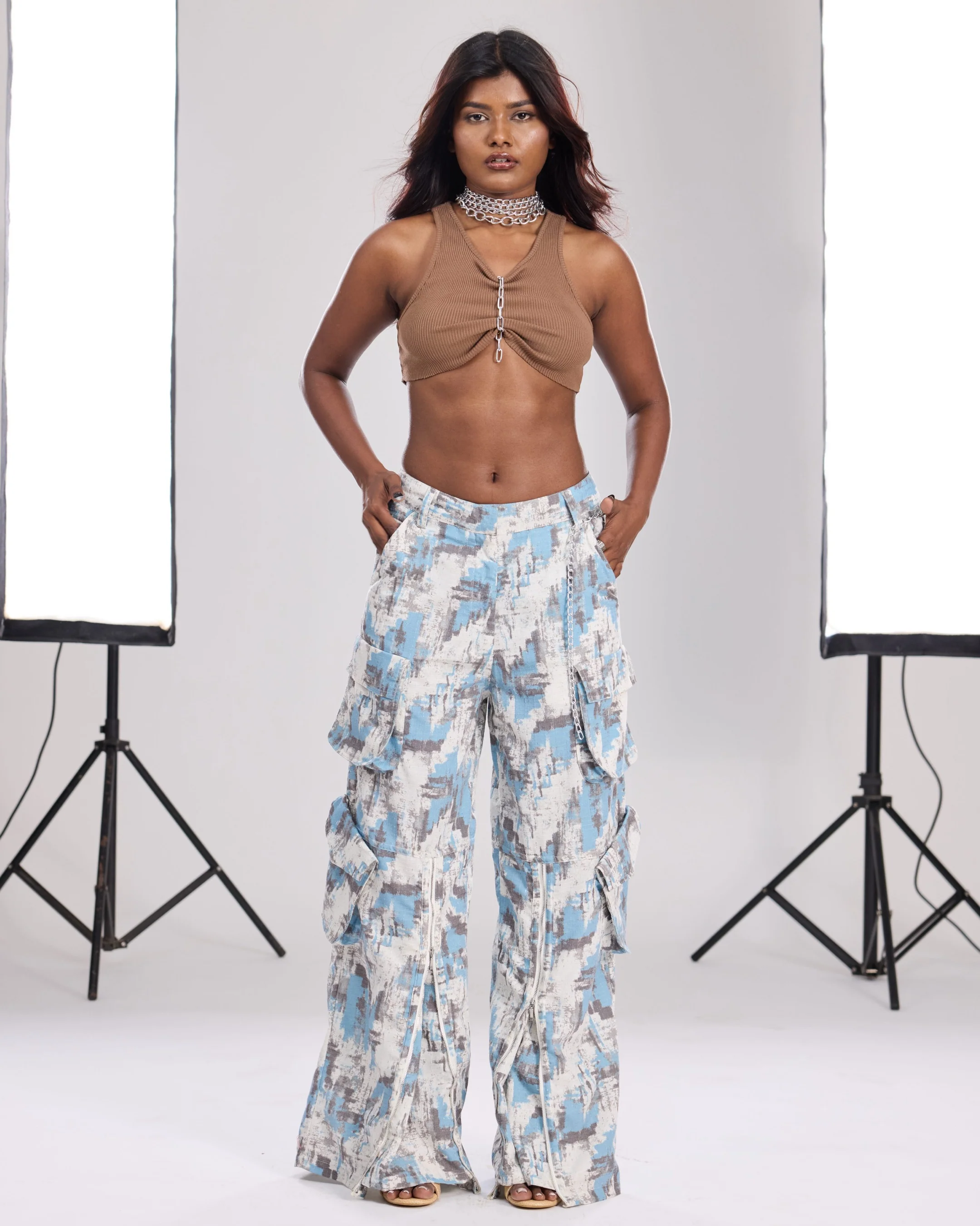 Nyra Utility Cargo Pants - Image 2