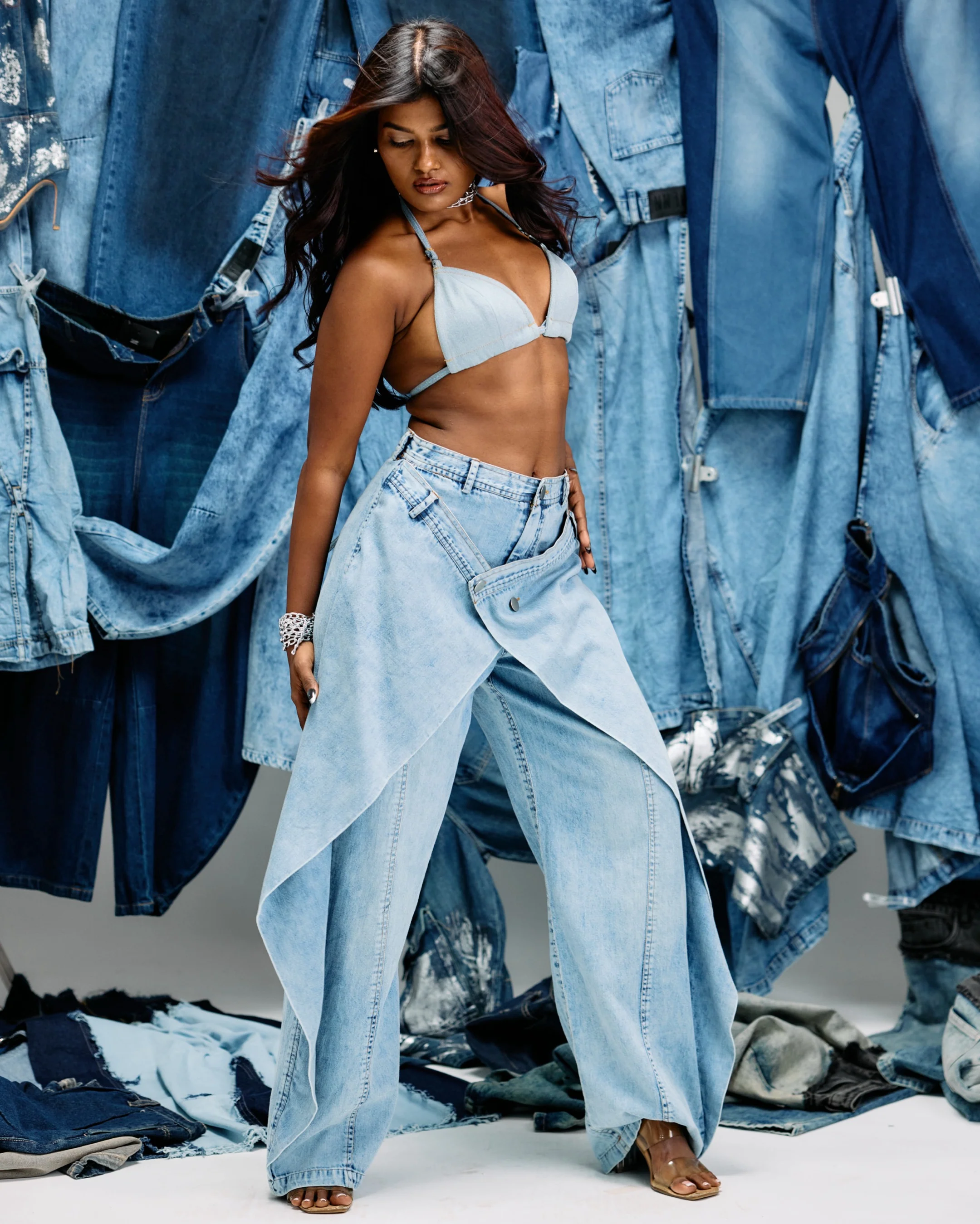 Panel Wide Leg jeans - Image 4