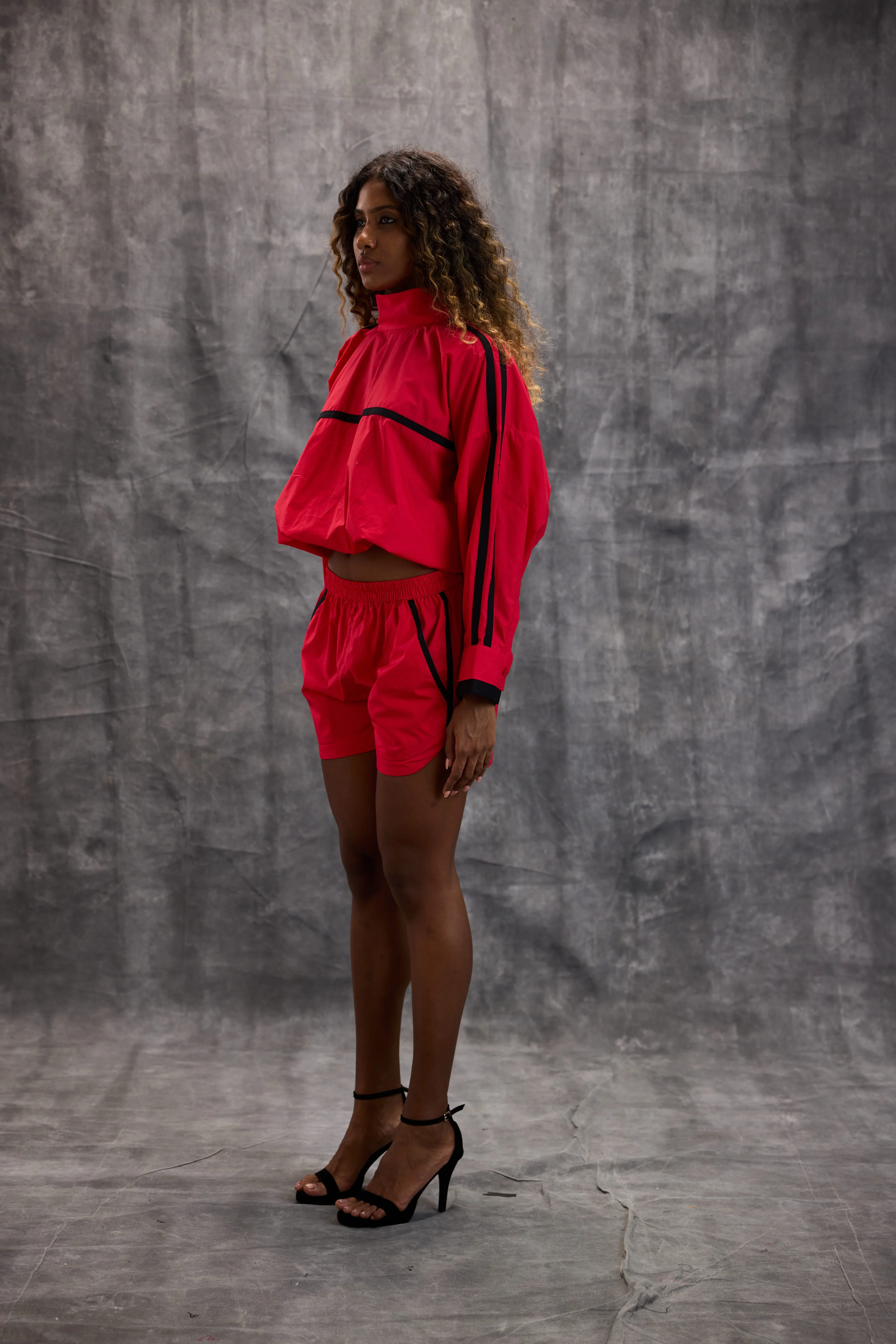 Red Block Shorts - Image 5