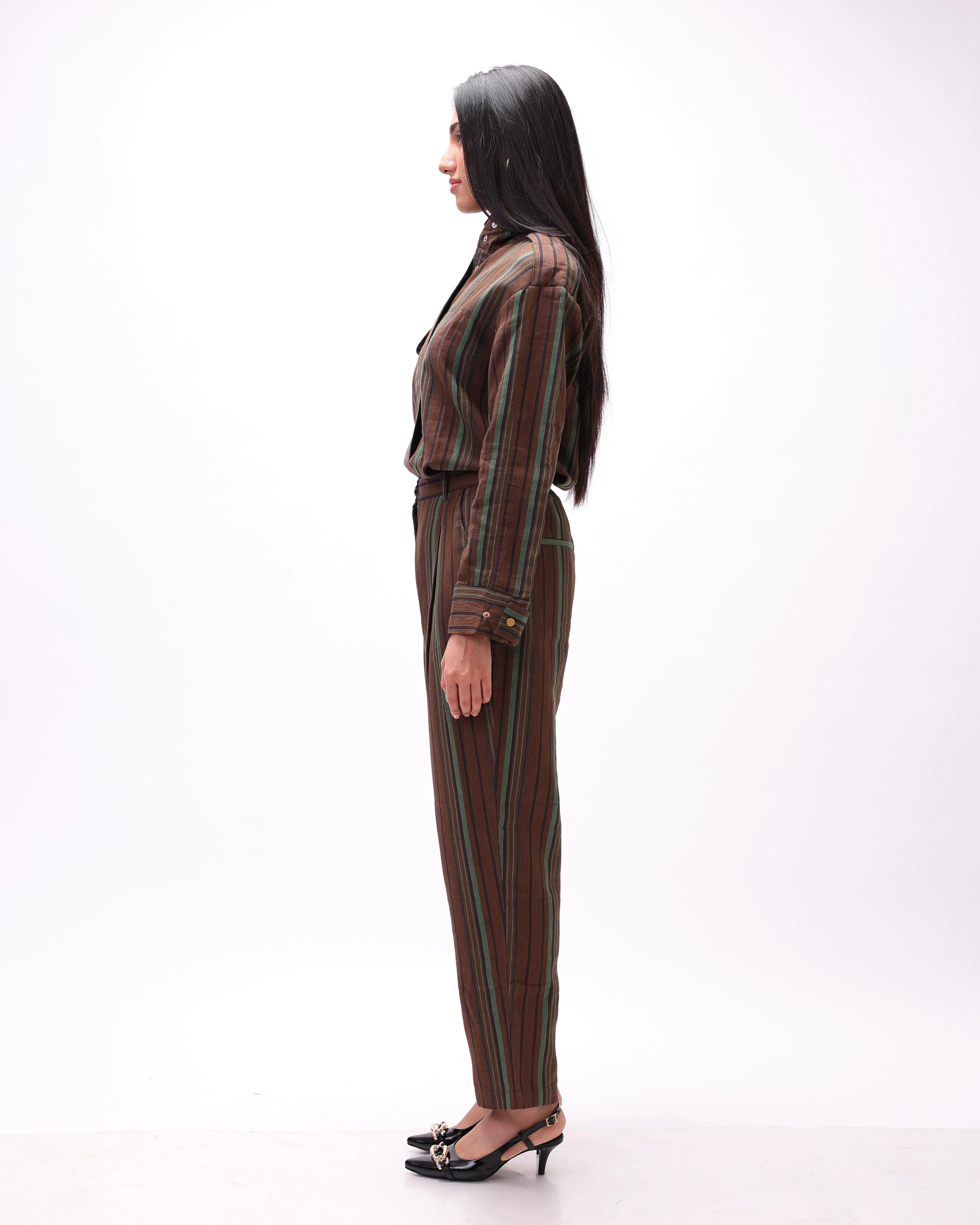 Green Pinstripe Pant - Image 4