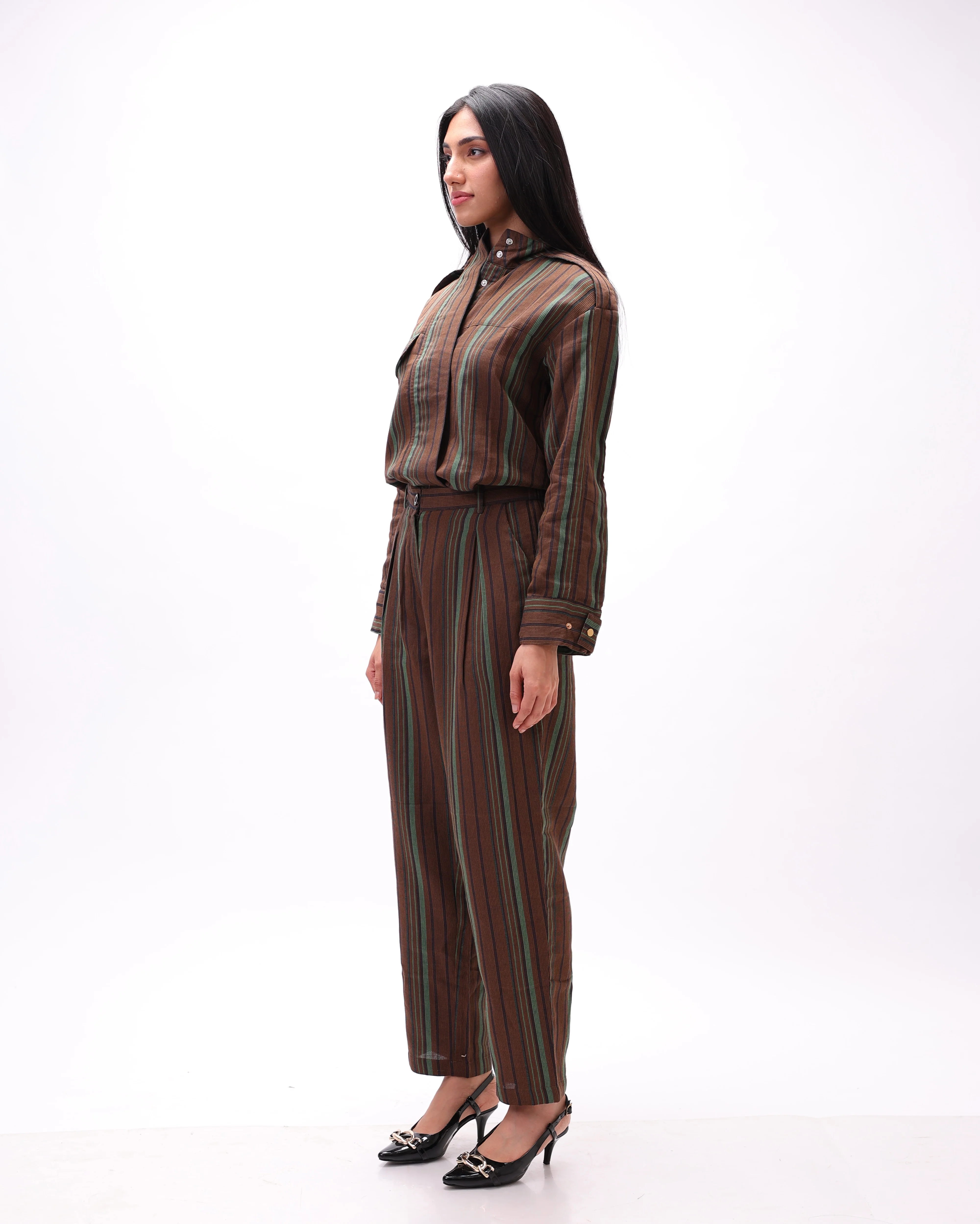 Green Pinstripe Pant - Image 5