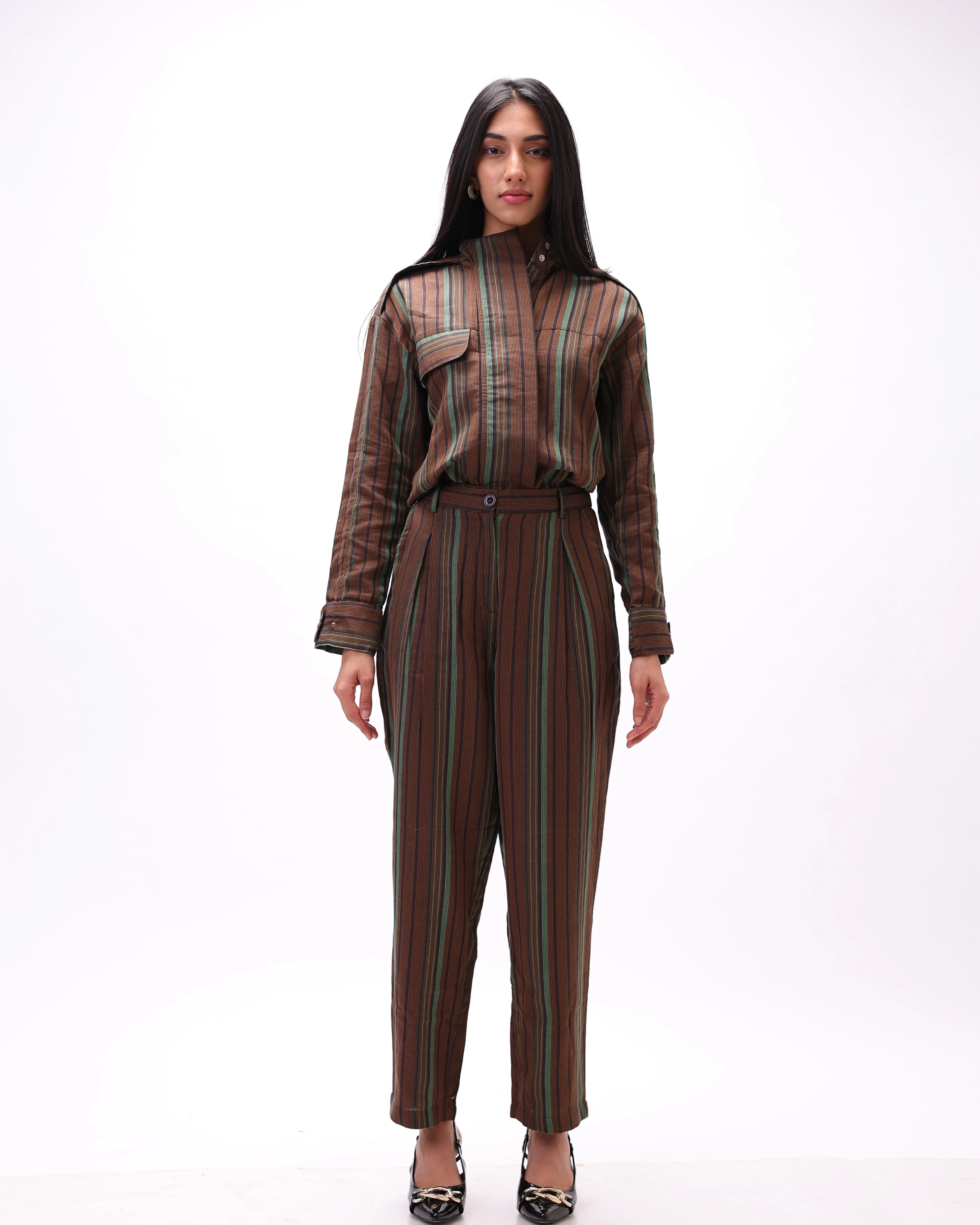 Green Pinstripe Pant - Image 6