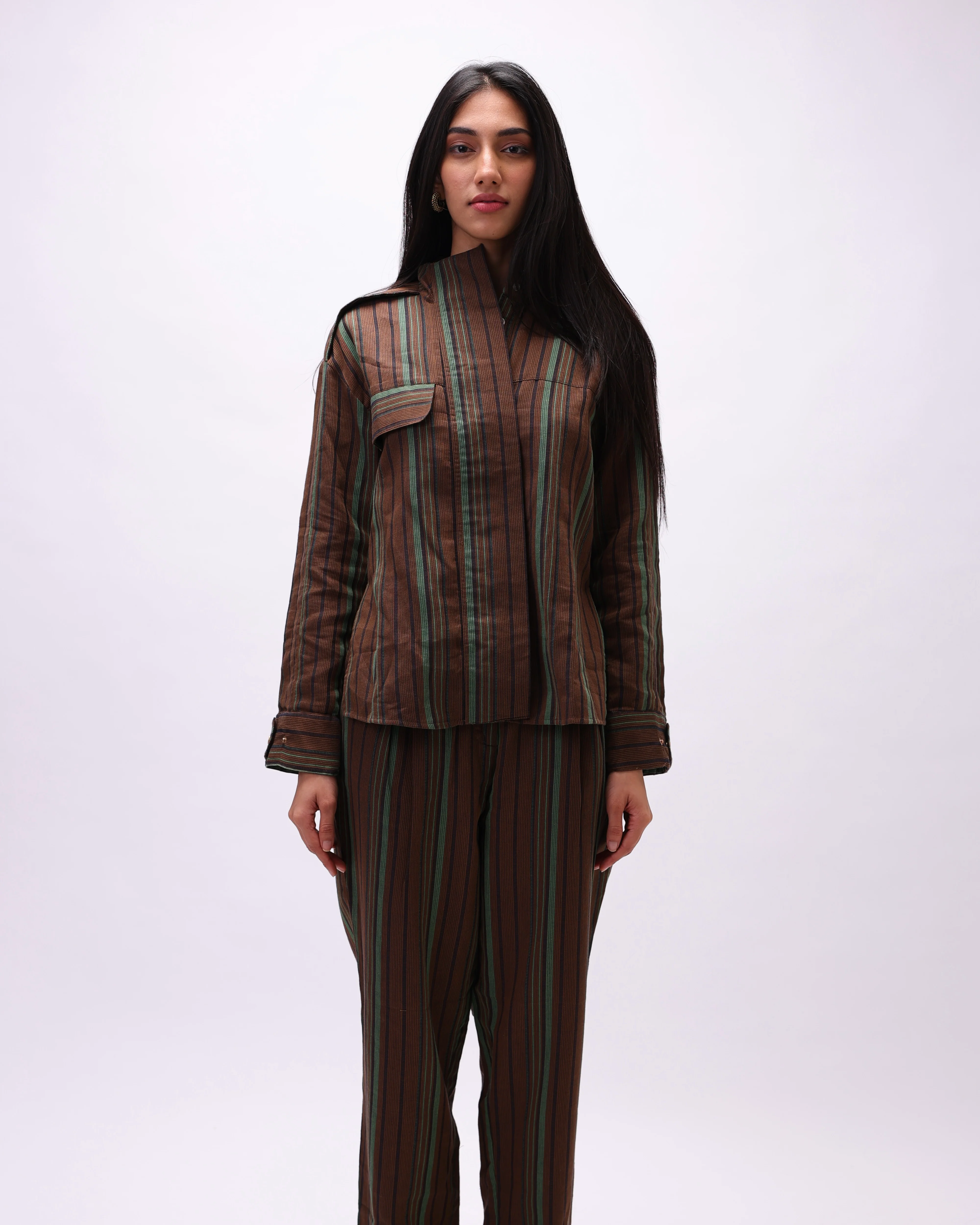 Green Pinstripe Pant - Image 7