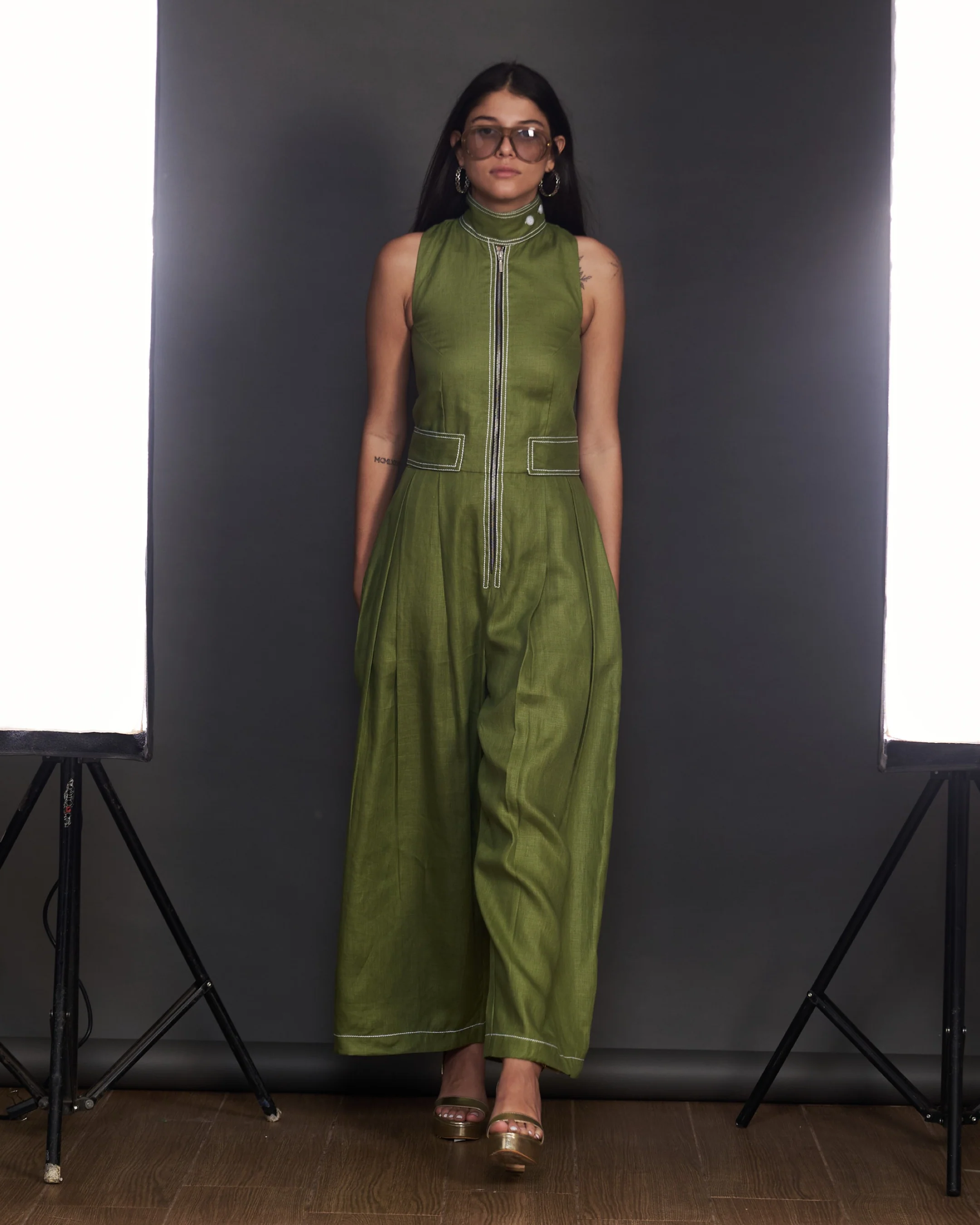 Sage Utility Jumpsuit - Image 5
