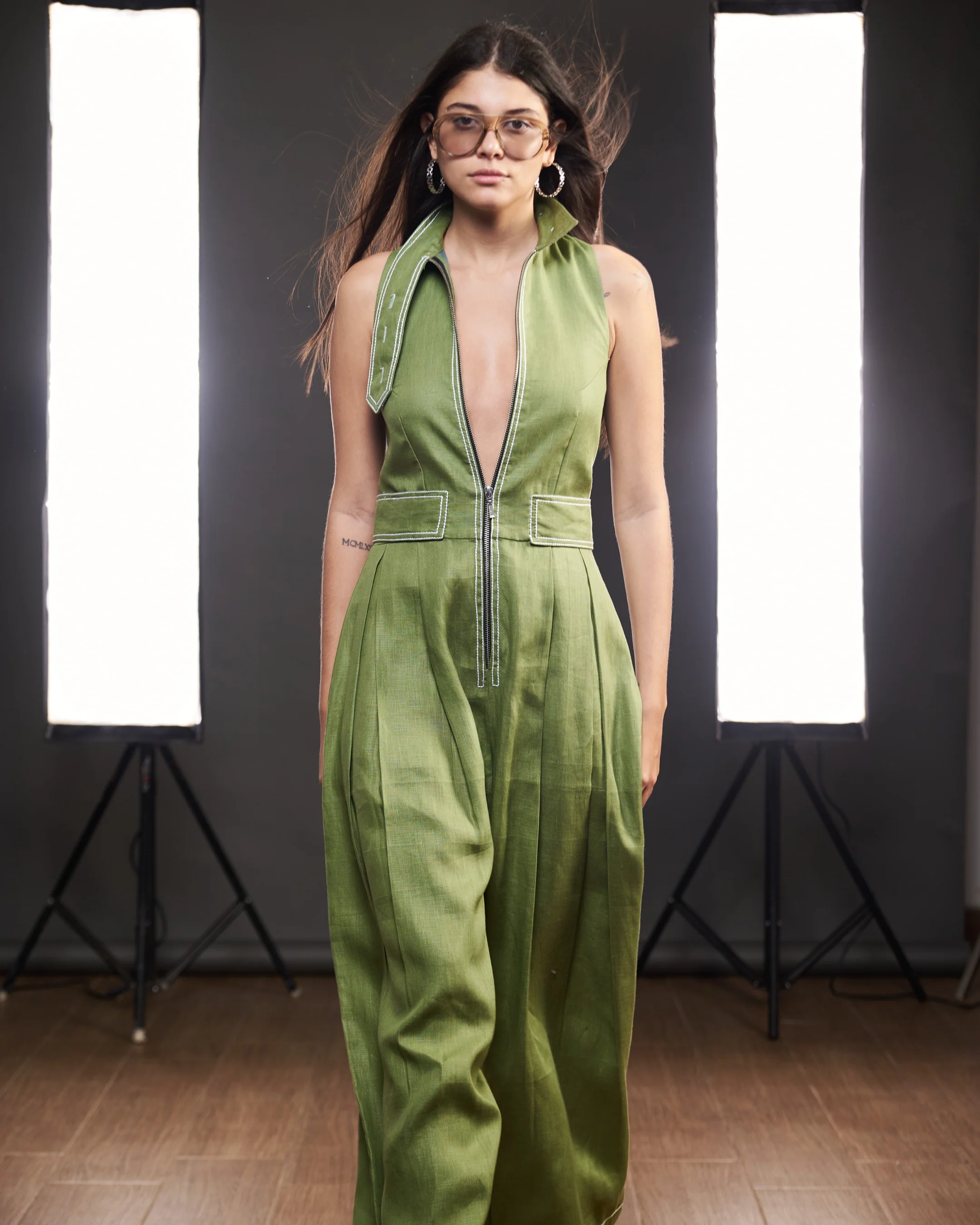 Sage Utility Jumpsuit - Image 6