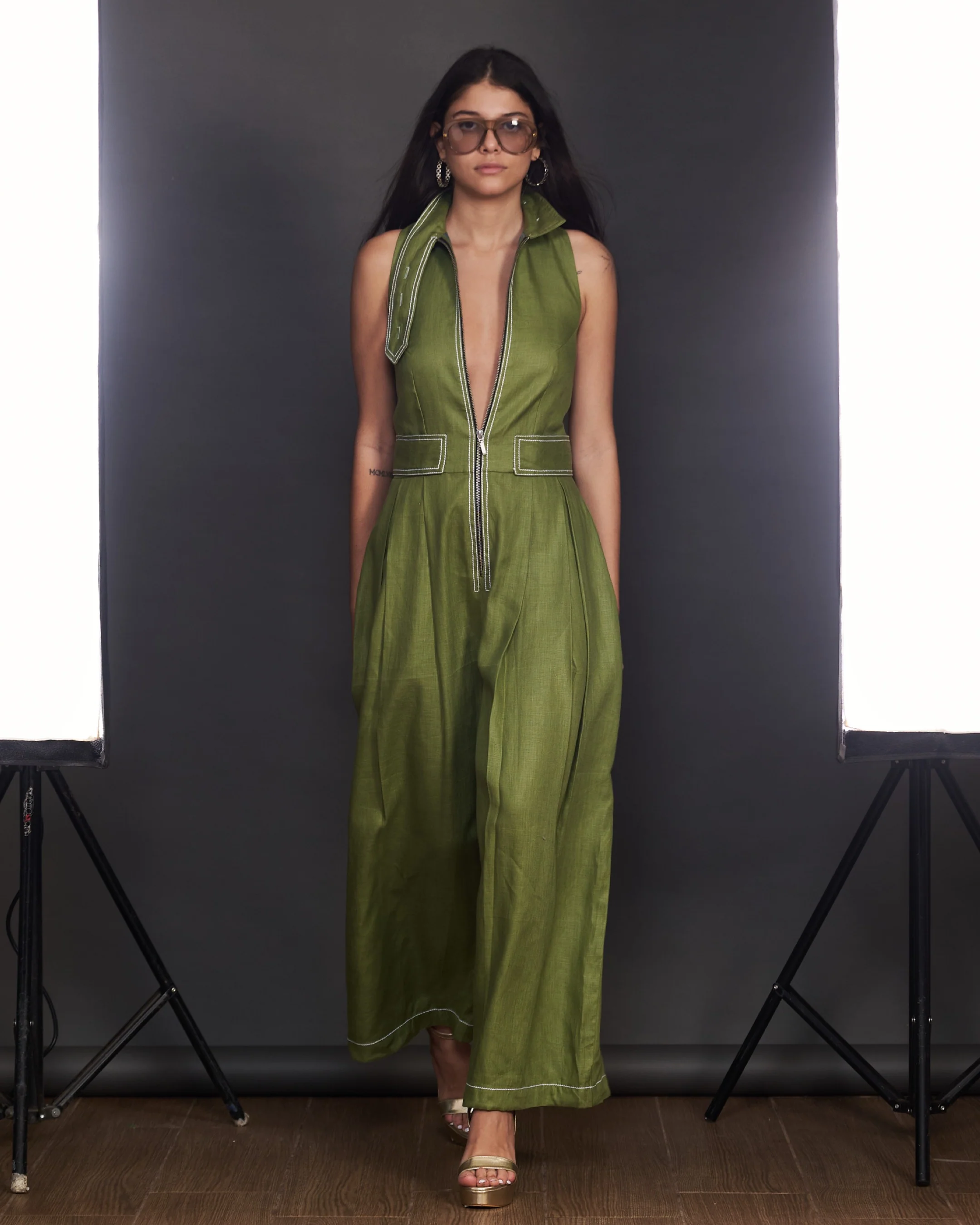 Sage Utility Jumpsuit - Image 7