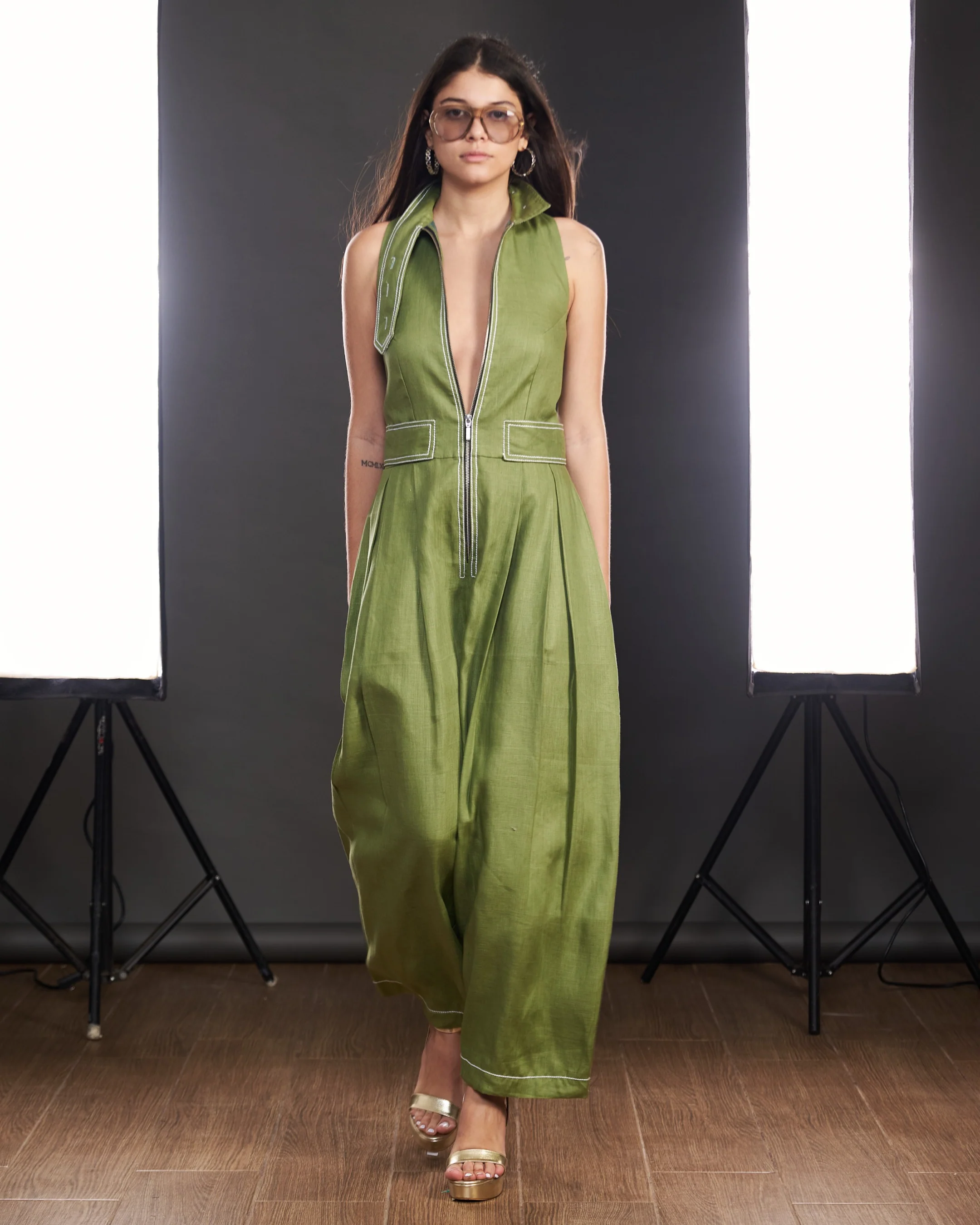 Sage Utility Jumpsuit - Image 8