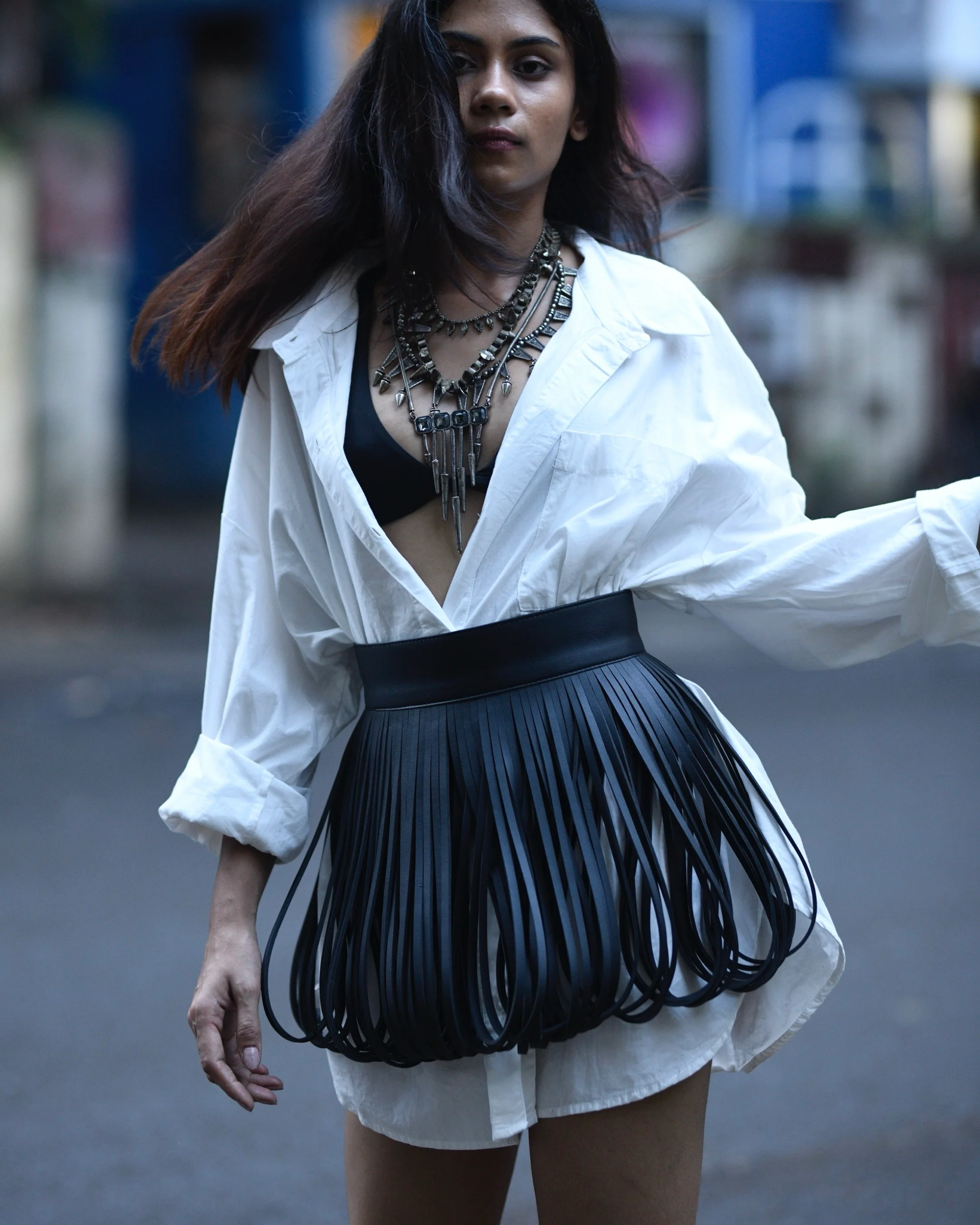 Scarlet Fringe Skirt - Image 25