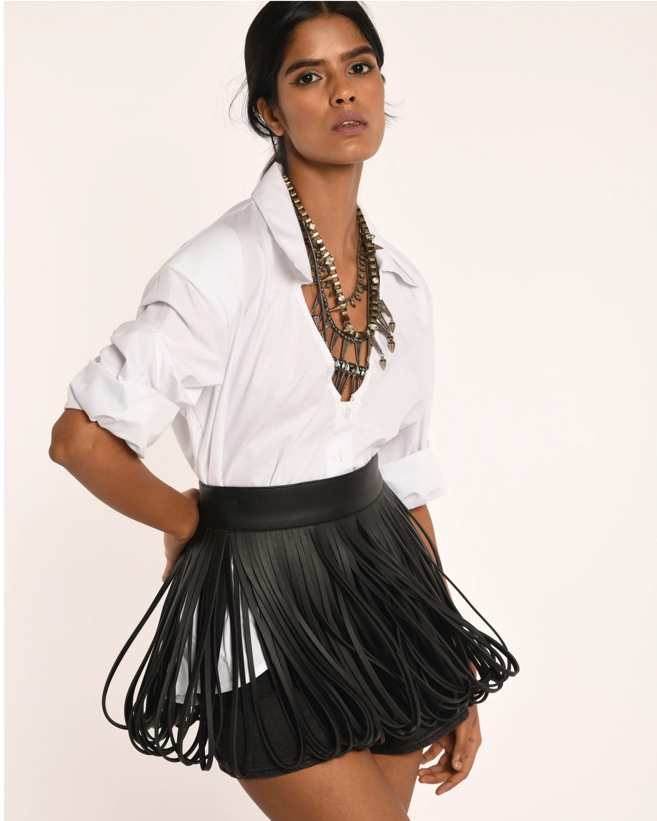Scarlet Fringe Skirt - Image 29
