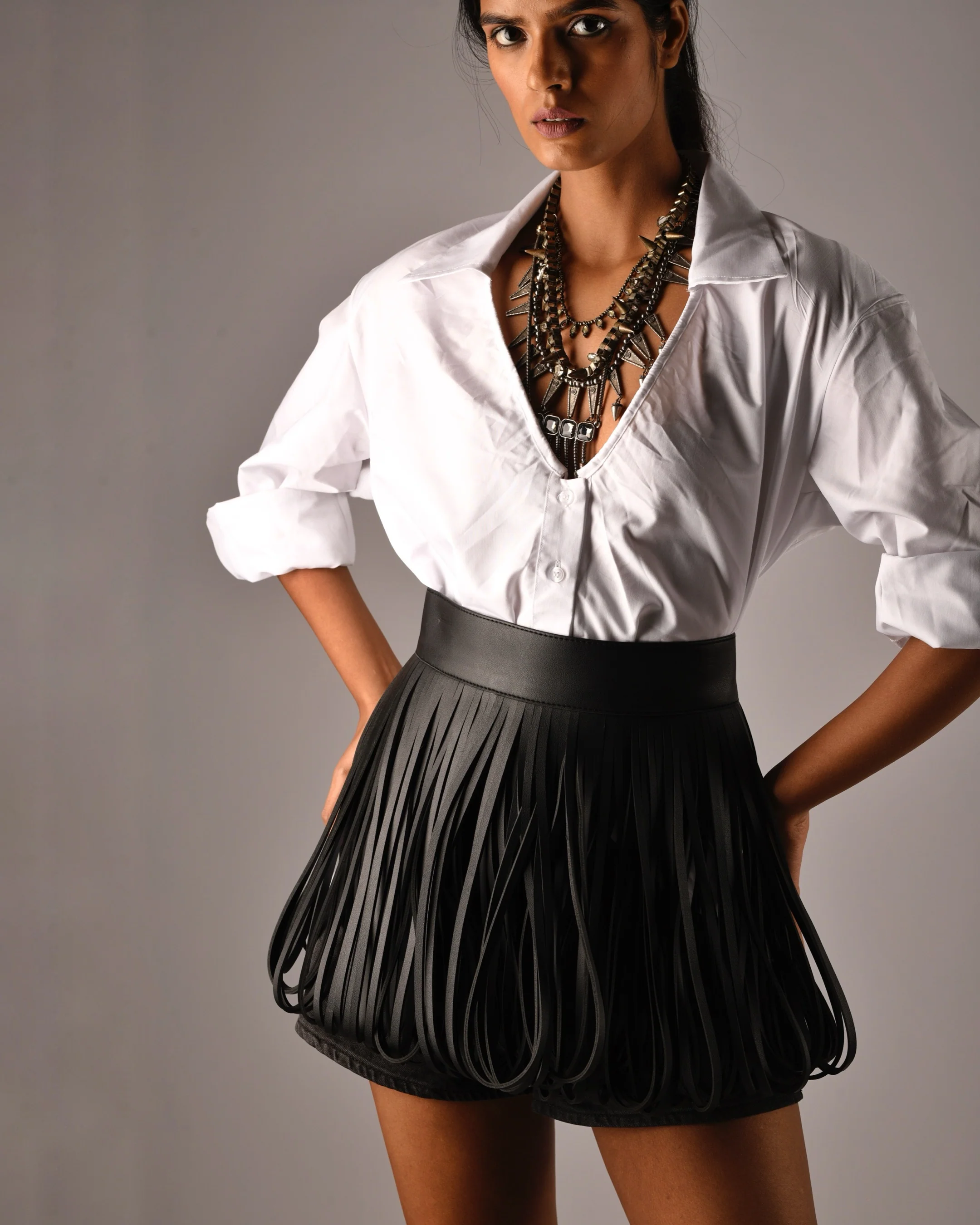 Scarlet Fringe Skirt - Image 7