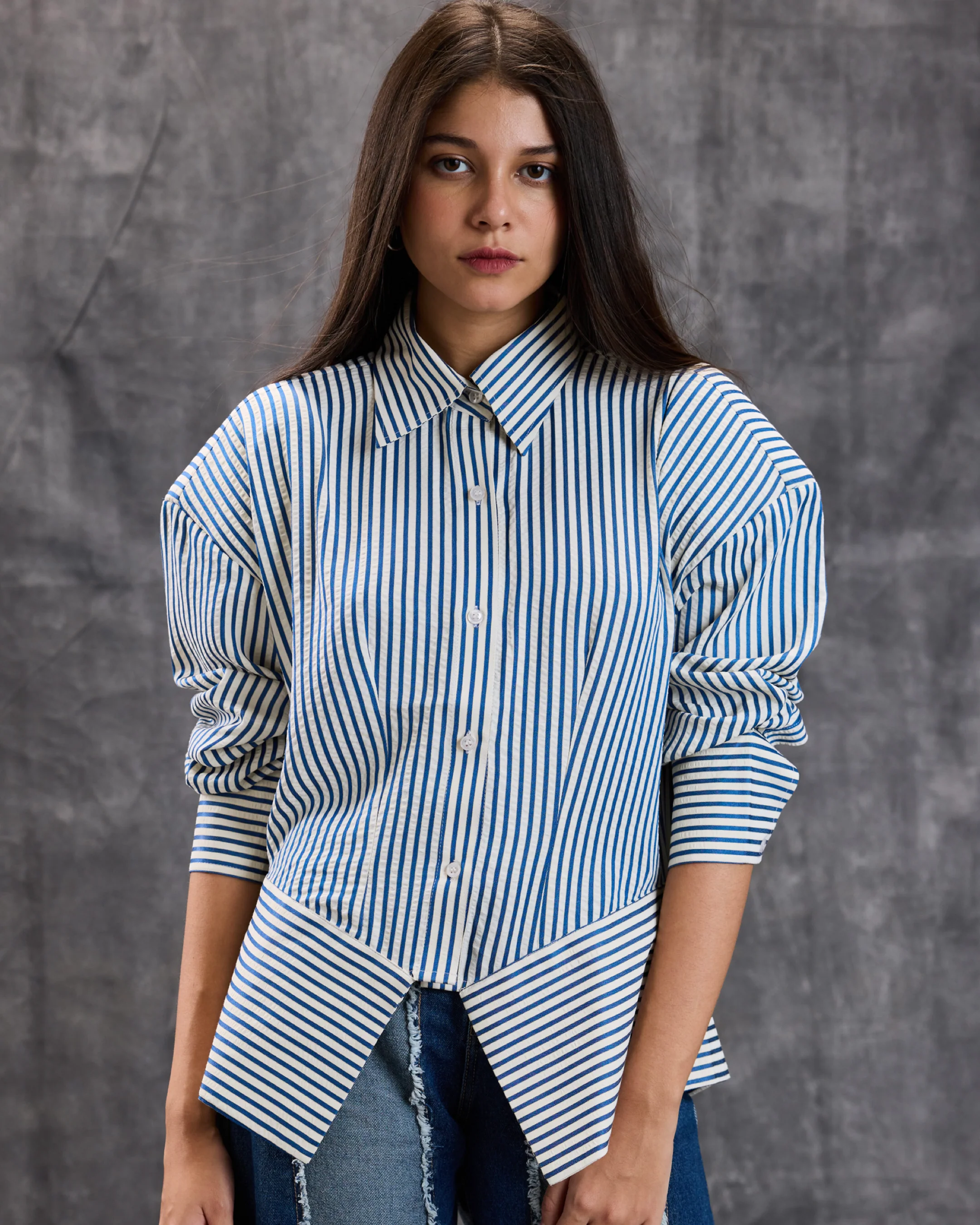 Structured stripes shirt - Image 3