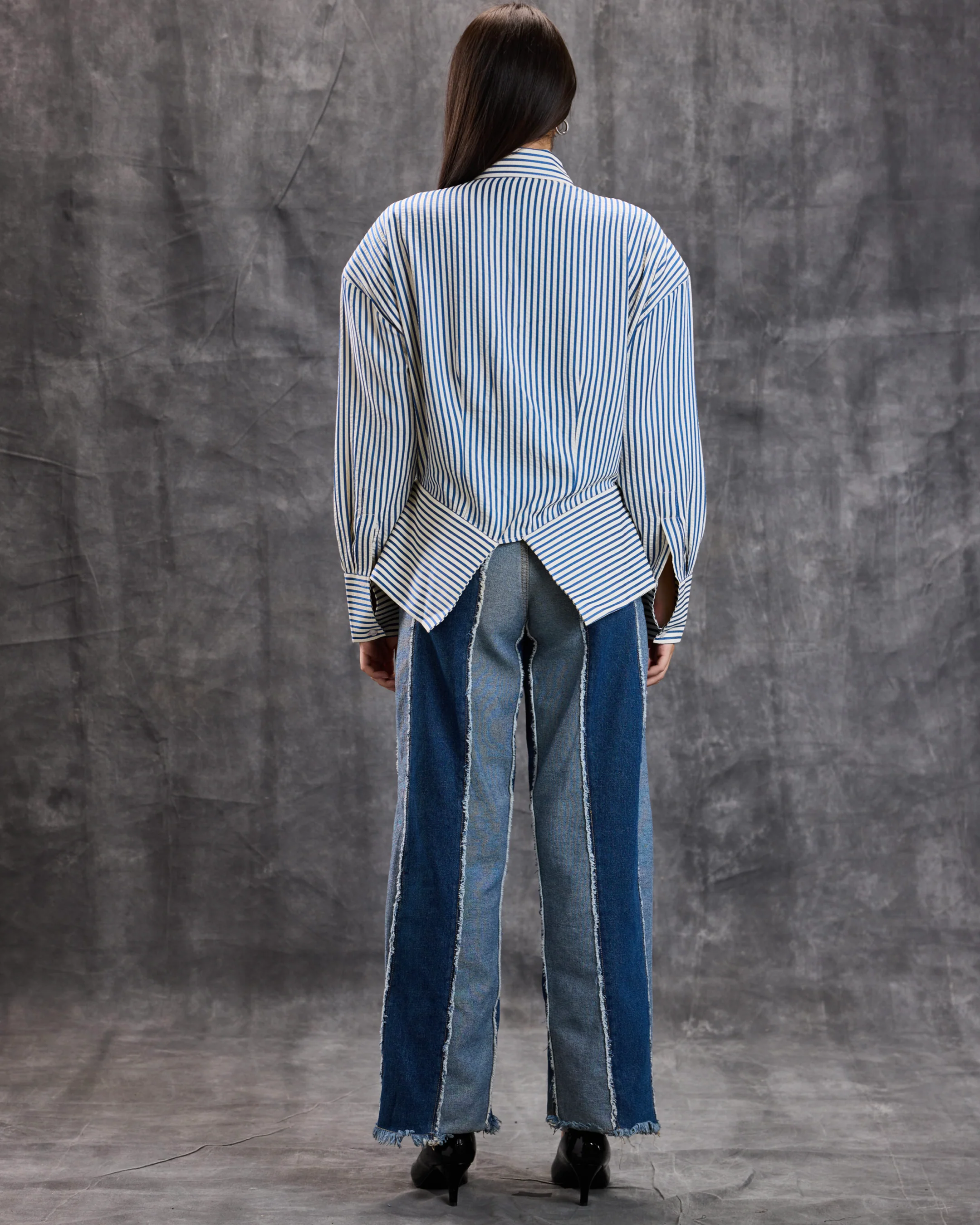 Structured stripes shirt - Image 5