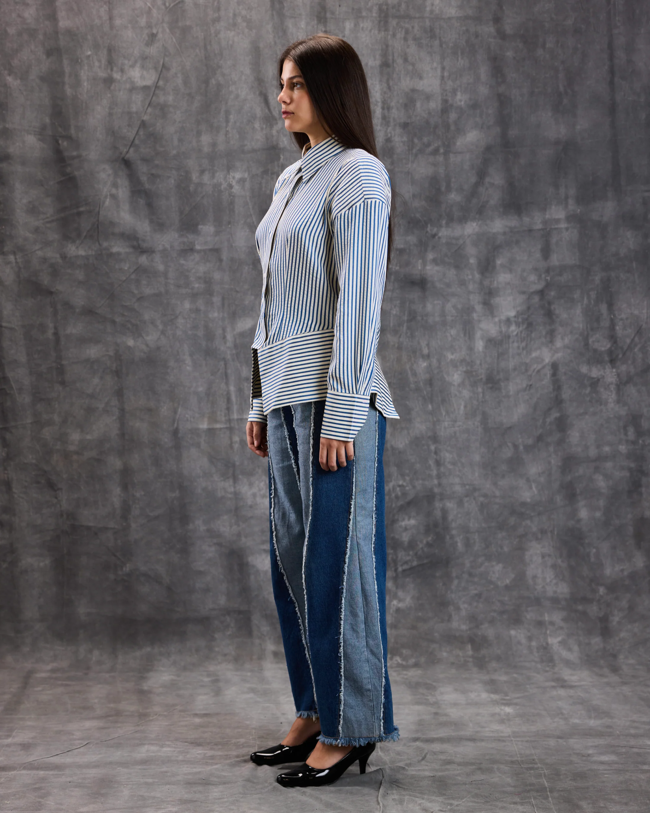 Structured stripes shirt - Image 6