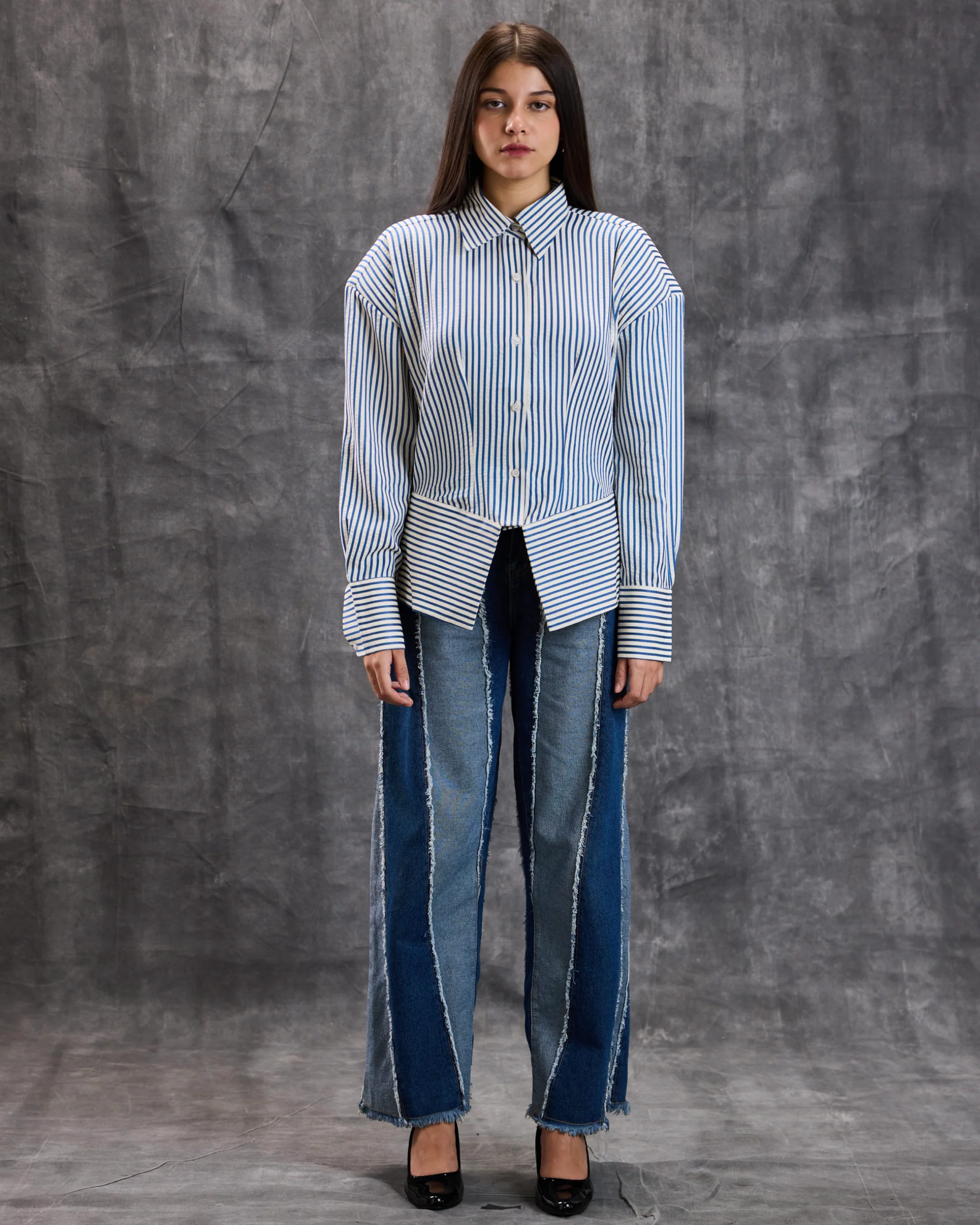 Structured stripes shirt - Image 7