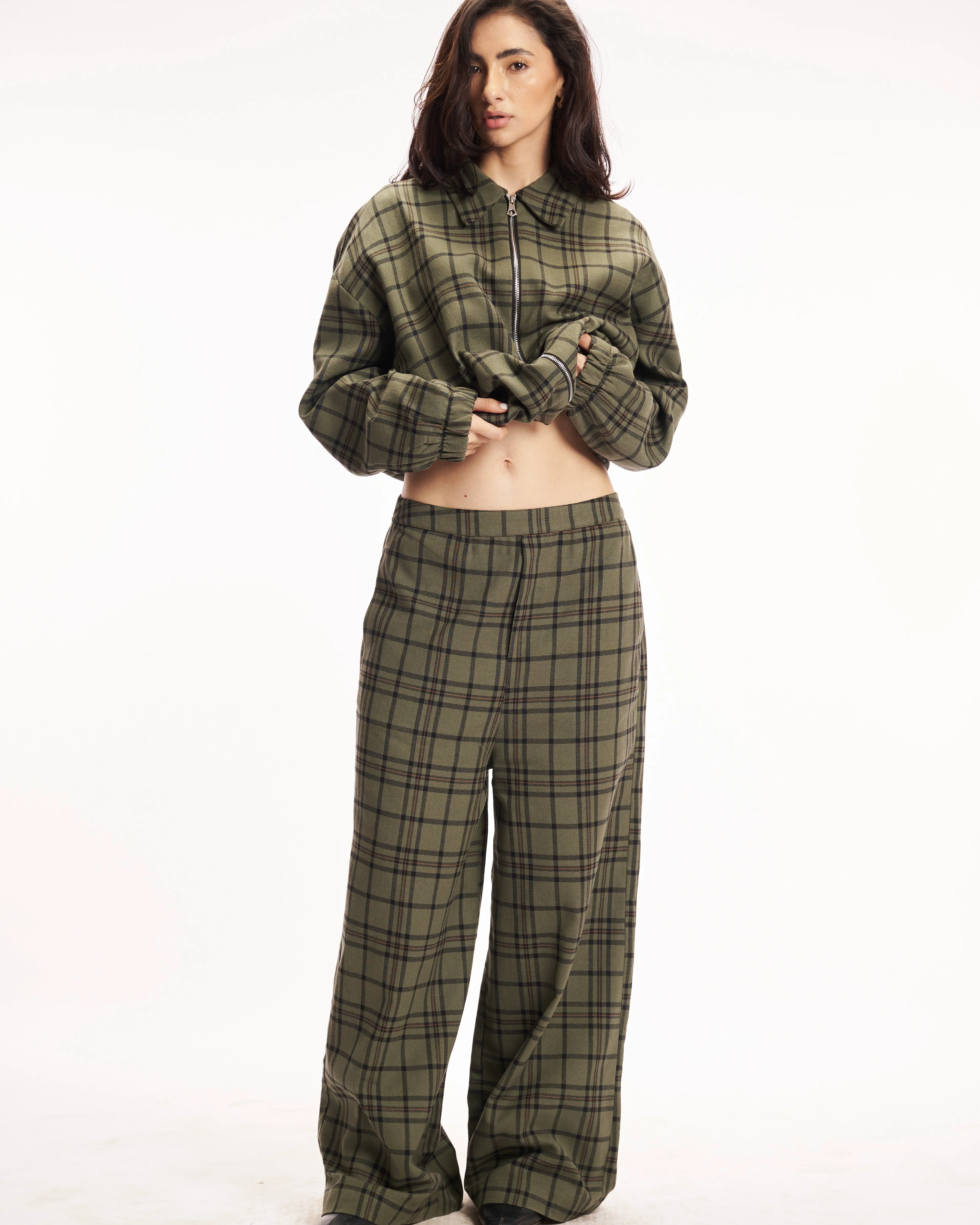 Tartan Green Trouser - Image 3