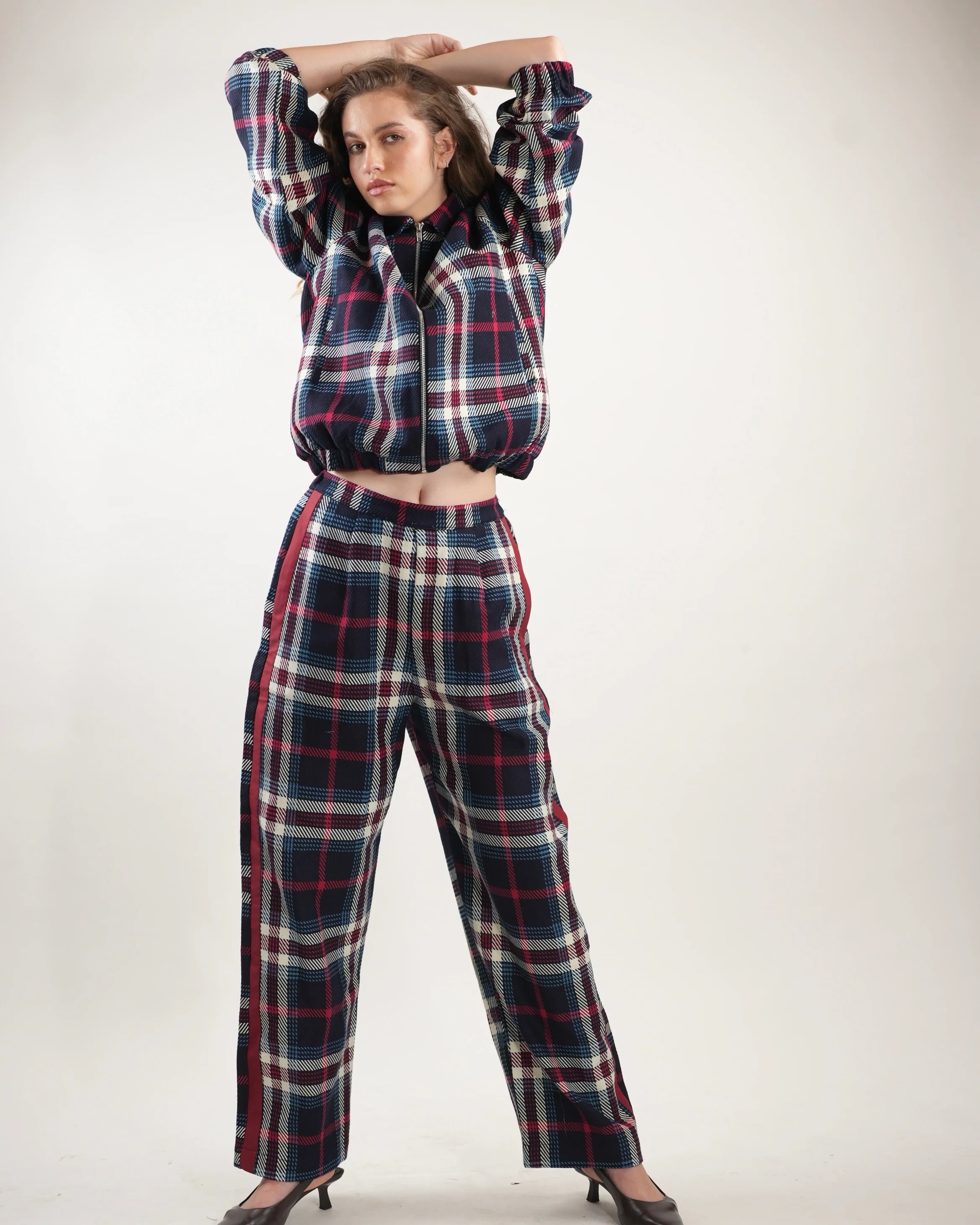 Tri-Colour Tartan pant - Image 15