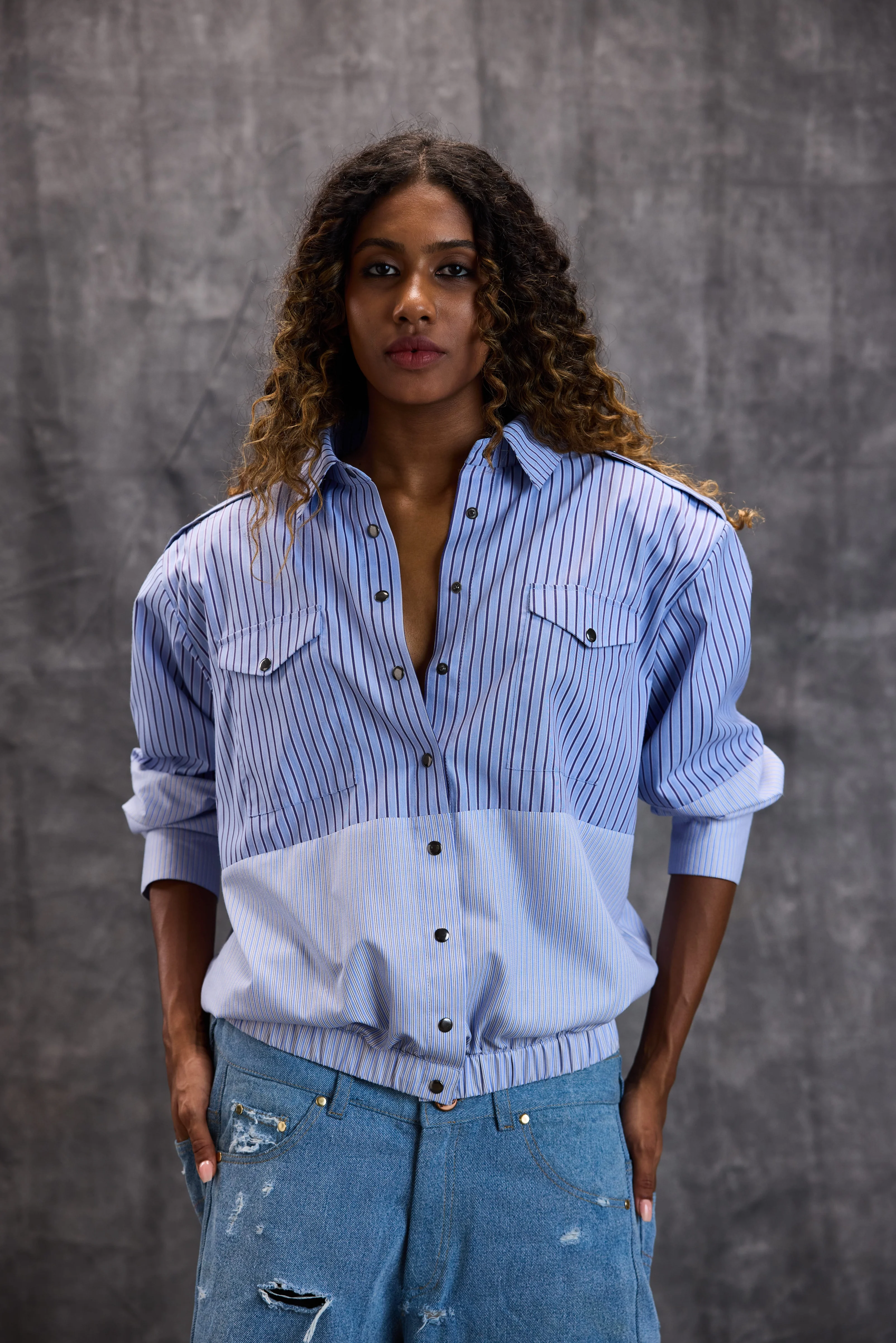 White Stripe Shirt